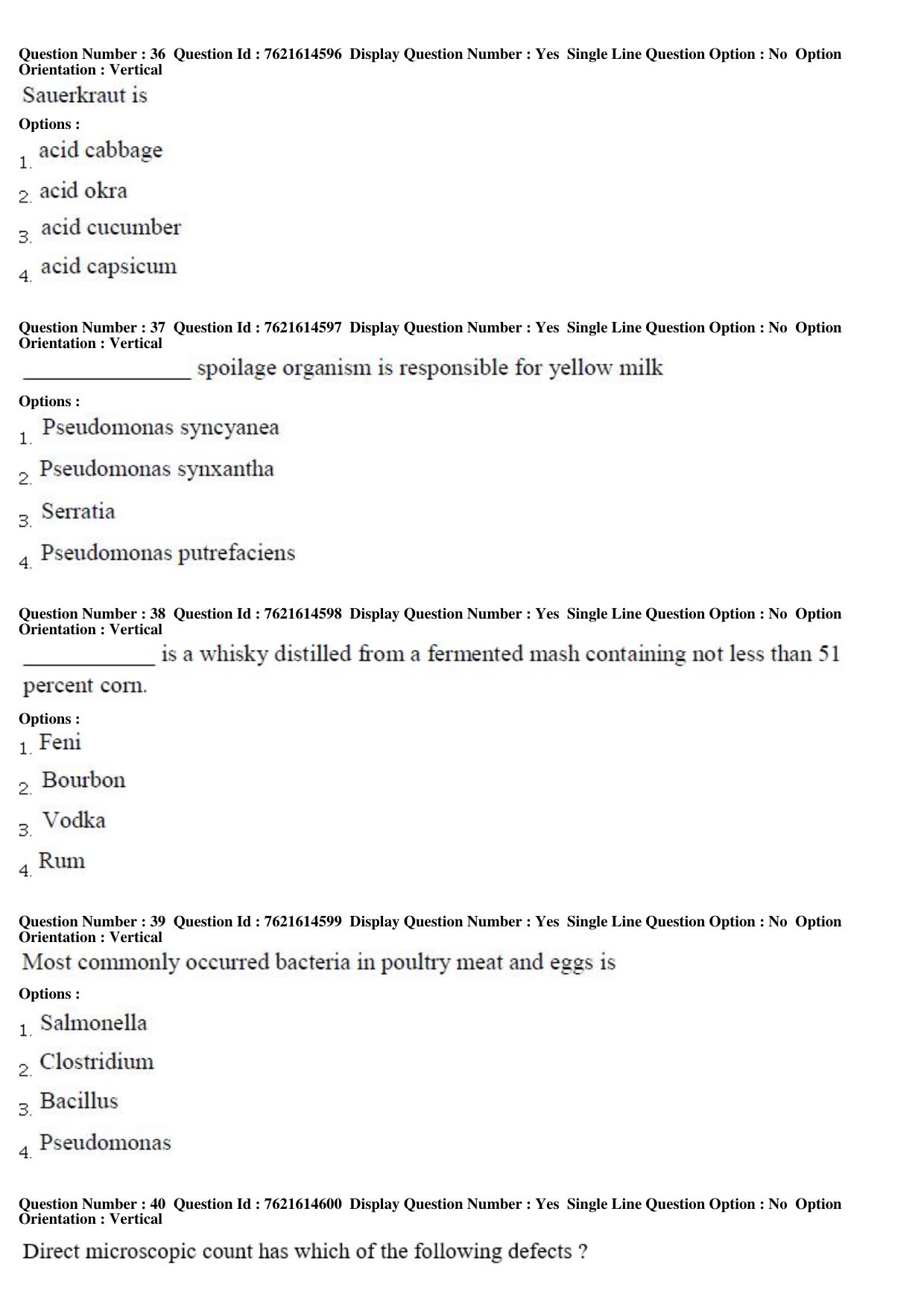 TS PGECET 2017: Food-Technology Question Papers - Page 10