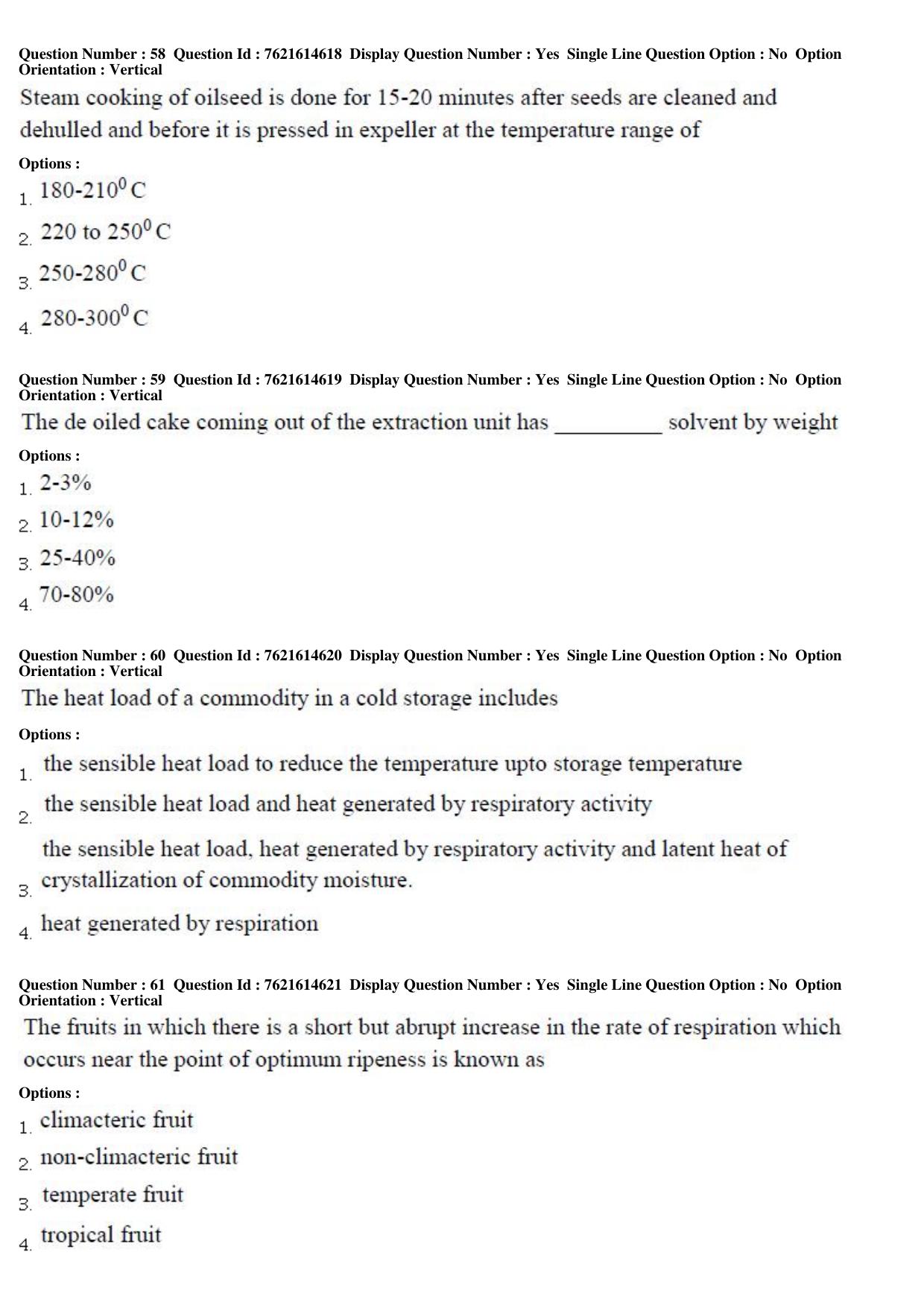 TS PGECET 2017: Food-Technology Question Papers - Page 15