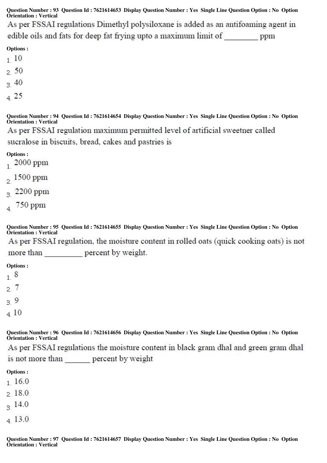 TS PGECET 2017: Food-Technology Question Papers - Page 23