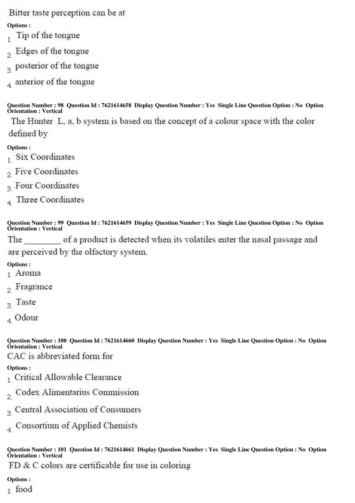 TS PGECET 2017: Food-Technology Question Papers - Page 24