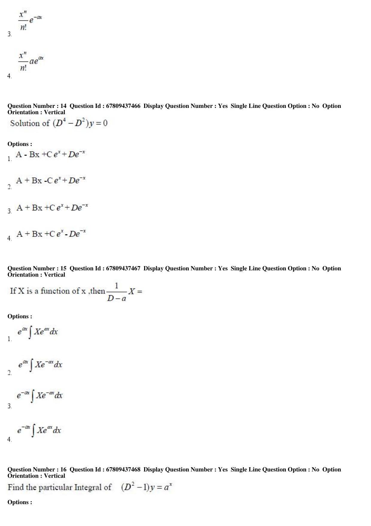 AP ECET 2019 - BSc Mathematics Question Paper With Preliminary Keys Shift1 - Page 6