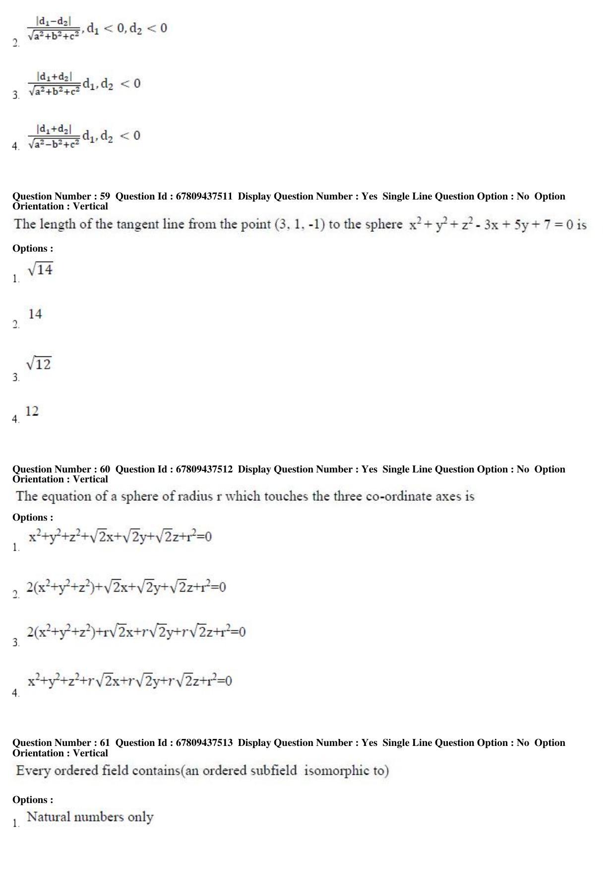 AP ECET 2019 - BSc Mathematics Question Paper With Preliminary Keys Shift1 - Page 21