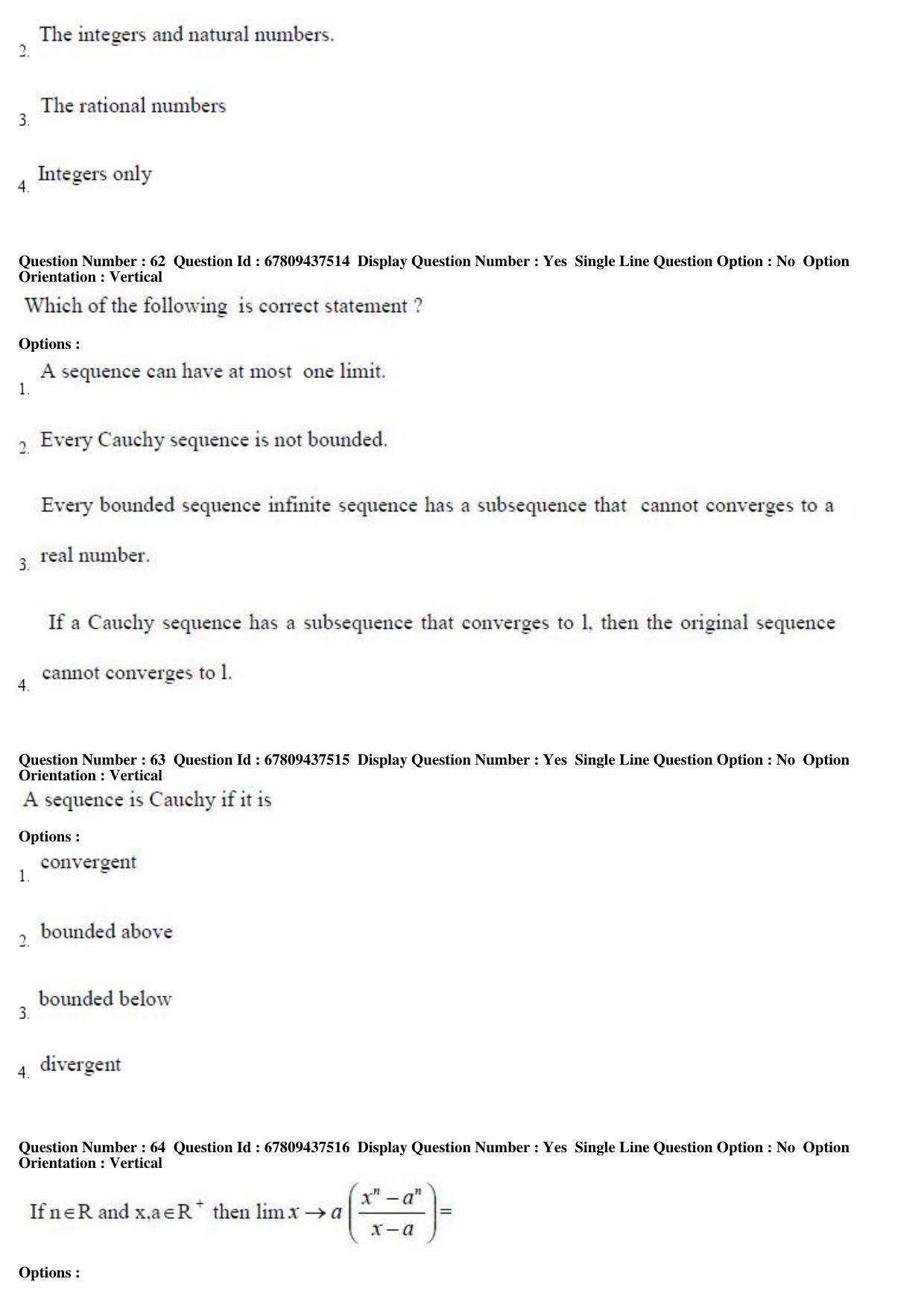 AP ECET 2019 - BSc Mathematics Question Paper With Preliminary Keys Shift1 - Page 22