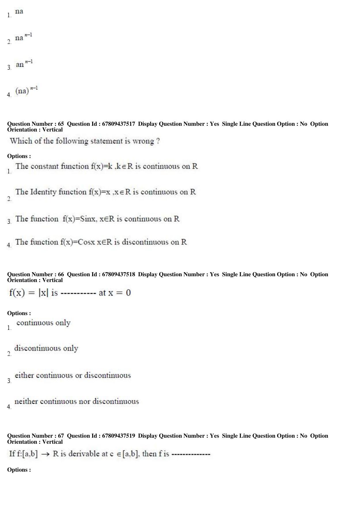 AP ECET 2019 - BSc Mathematics Question Paper With Preliminary Keys Shift1 - Page 23