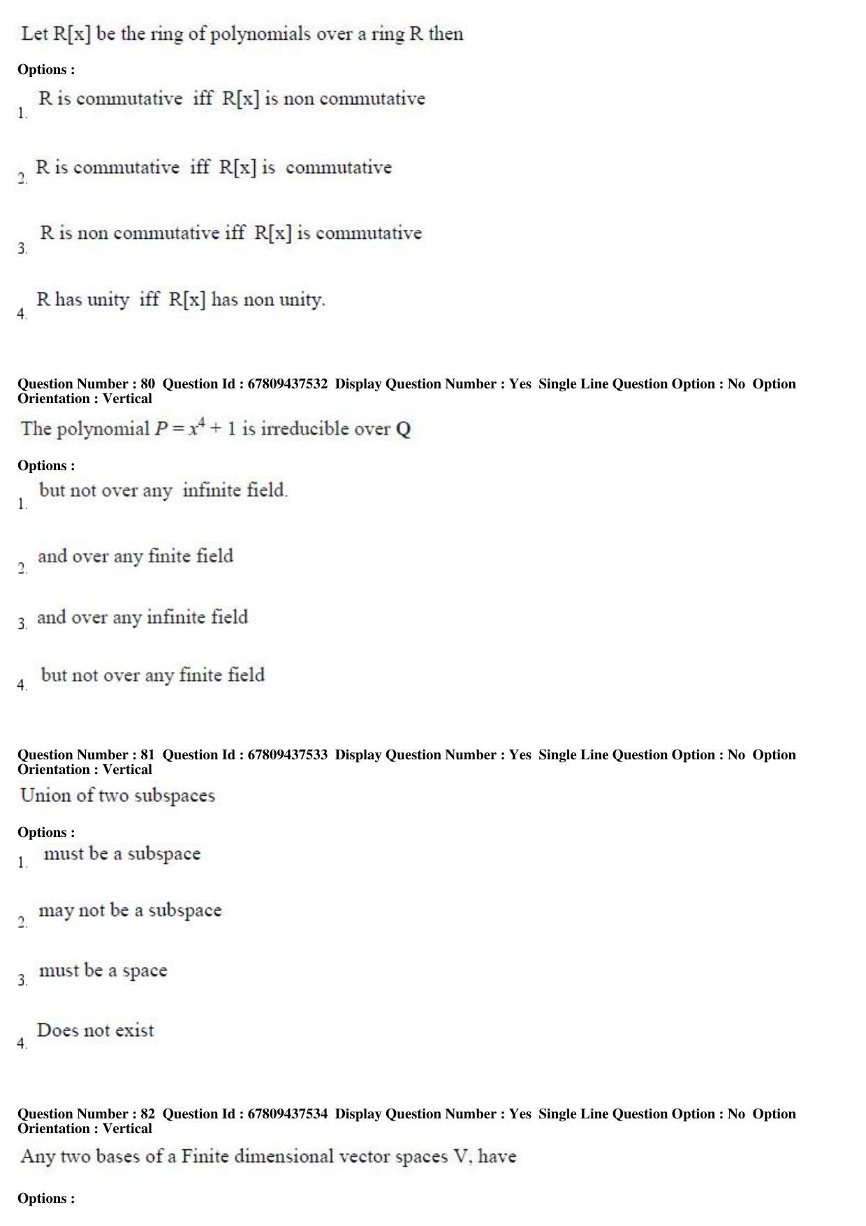 AP ECET 2019 - BSc Mathematics Question Paper With Preliminary Keys Shift1 - Page 28