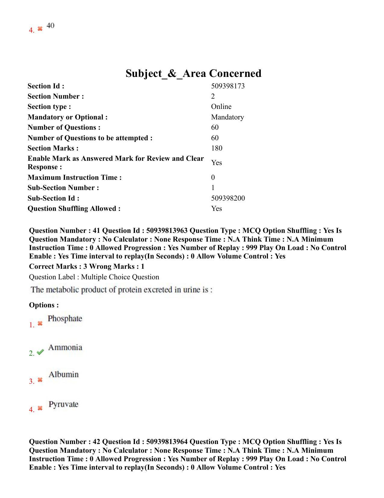BHU RET General Surgery 2020 Question Paper  - Page 28