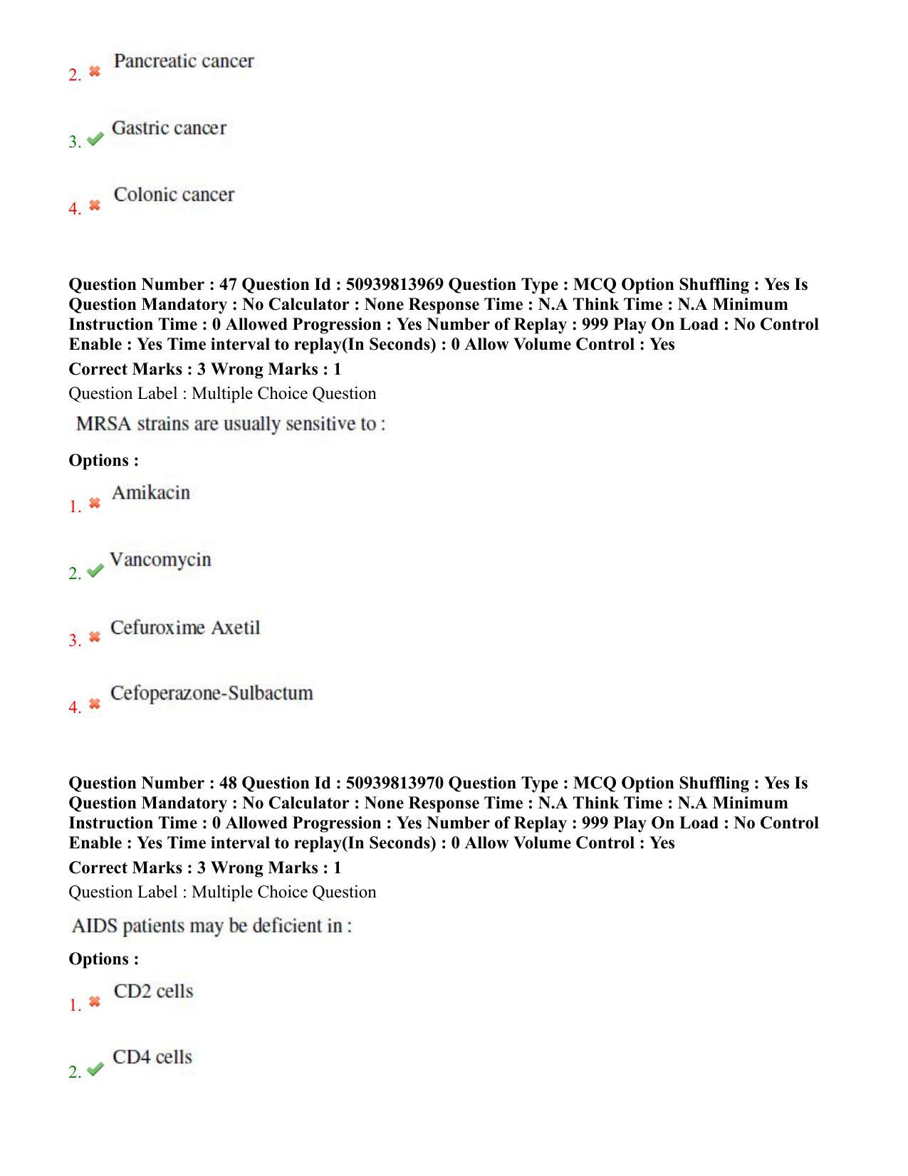 BHU RET General Surgery 2020 Question Paper  - Page 31
