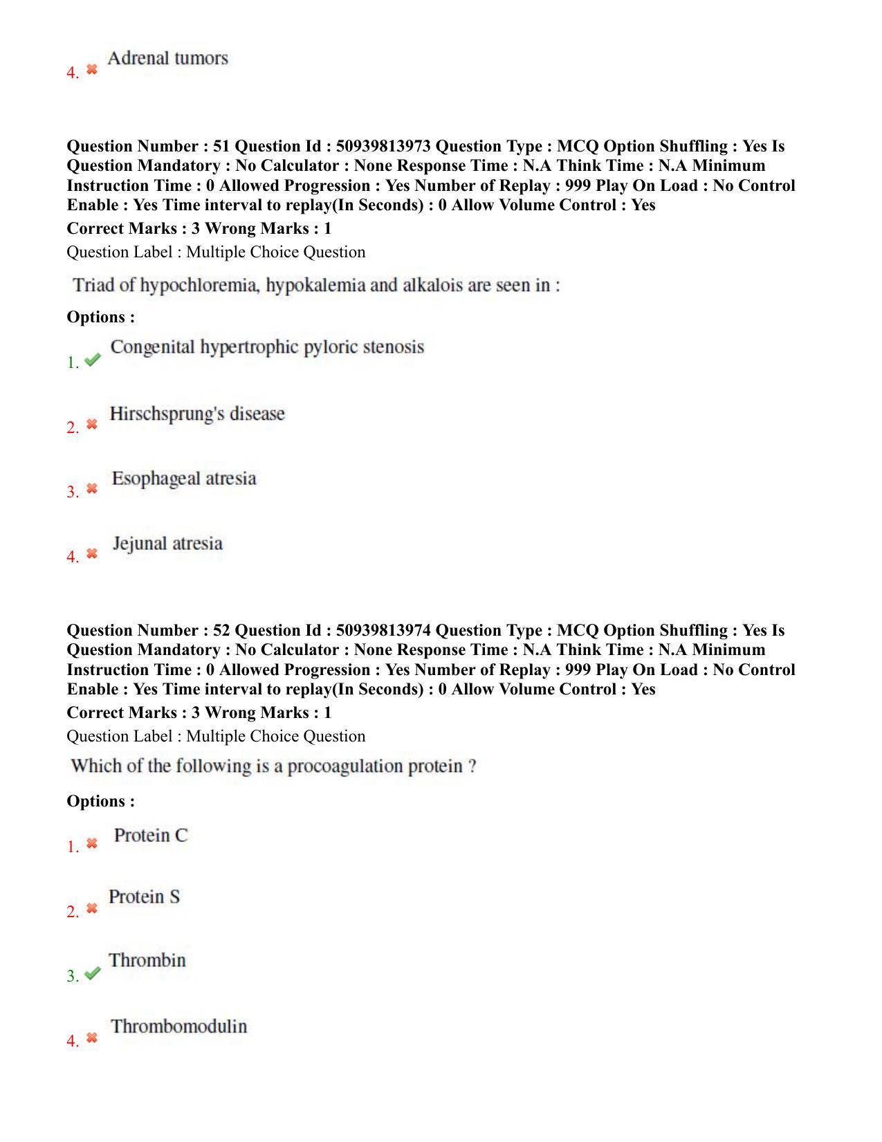 BHU RET General Surgery 2020 Question Paper  - Page 33
