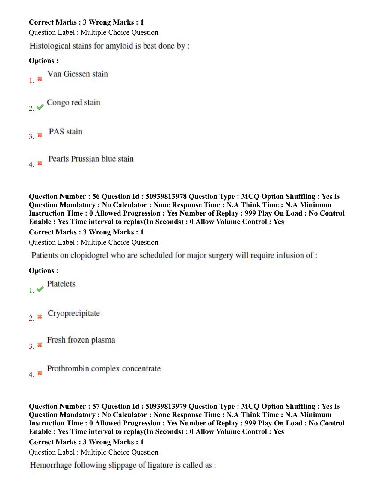 BHU RET General Surgery 2020 Question Paper  - Page 35