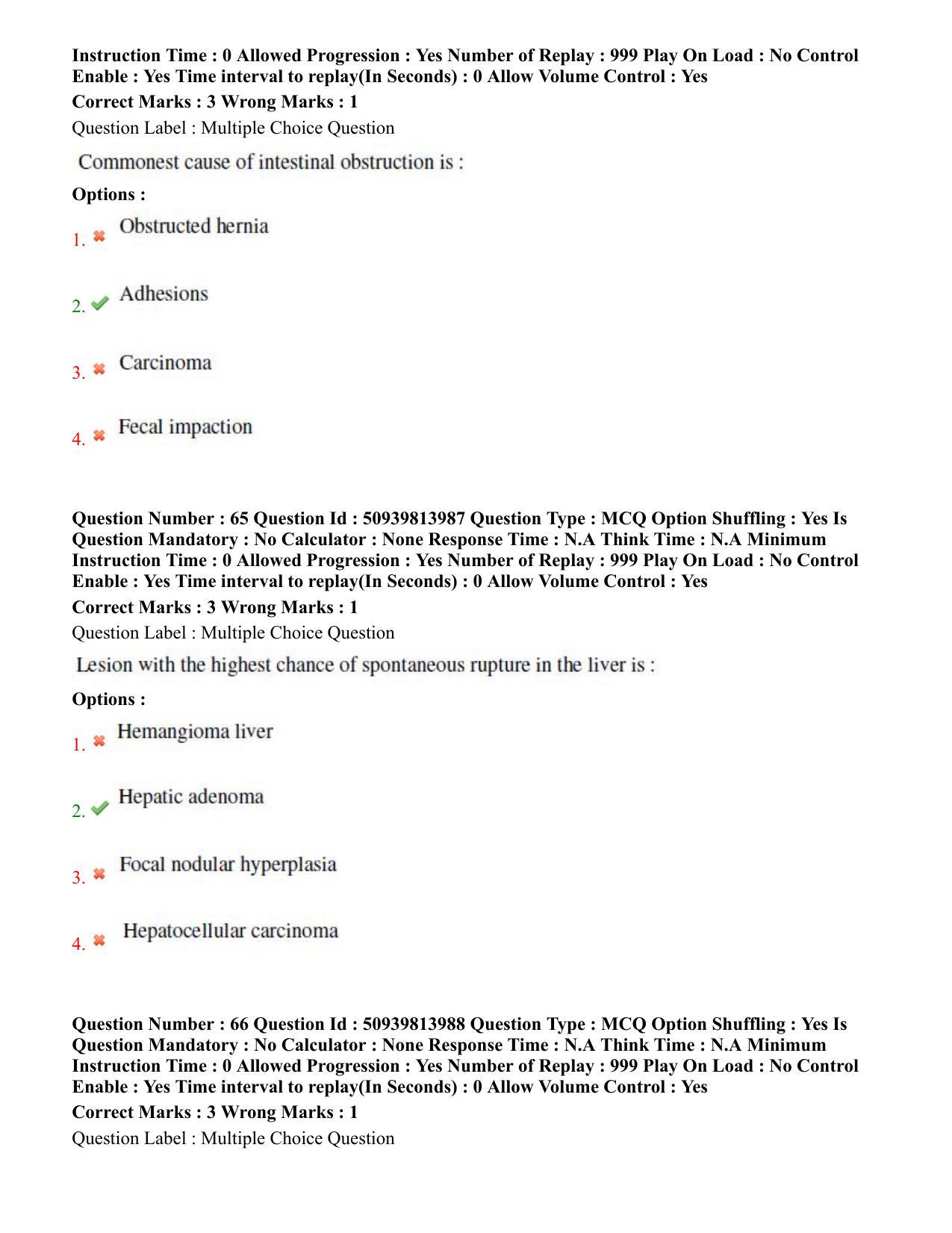 BHU RET General Surgery 2020 Question Paper  - Page 39