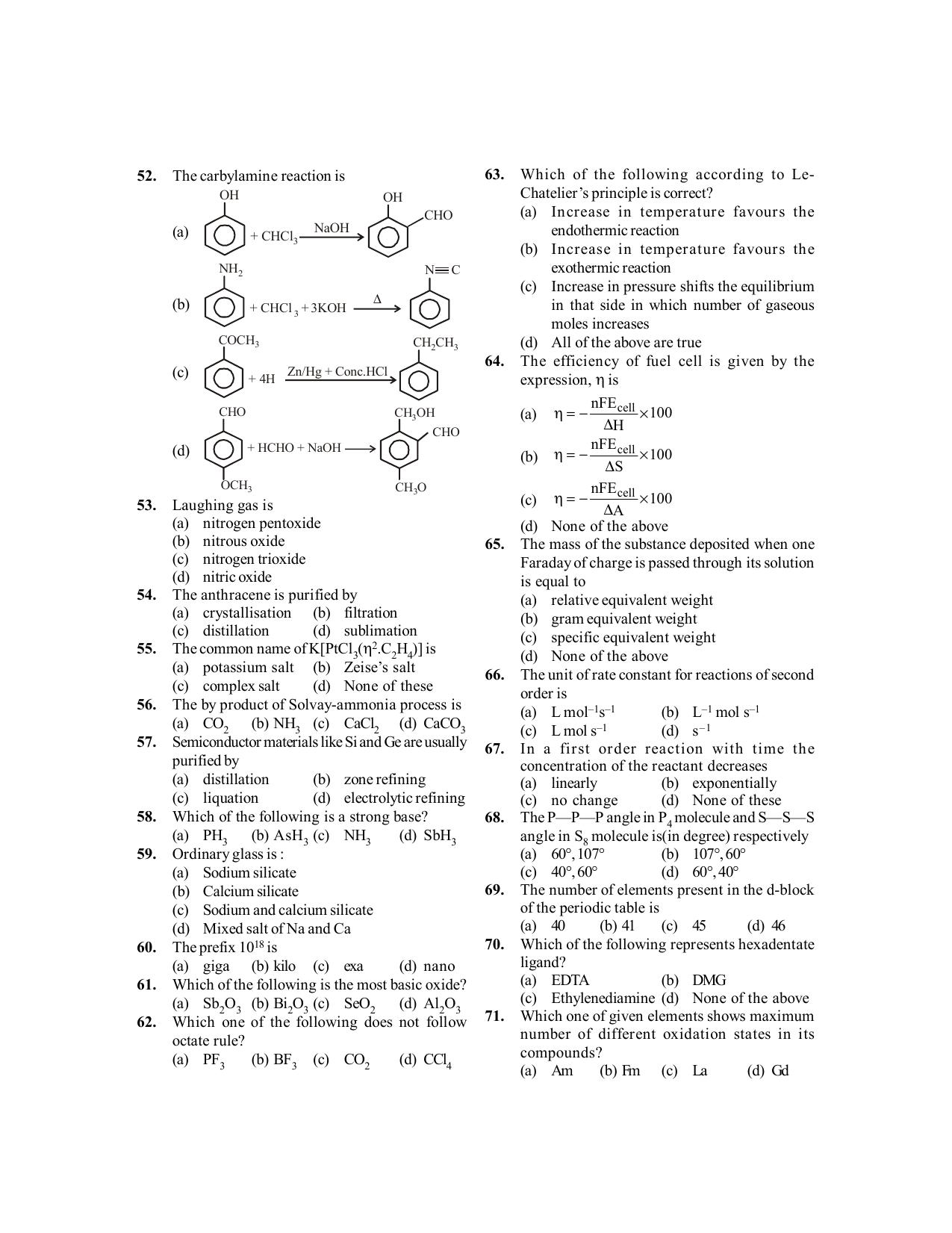 BITSAT 2015 Question Paper - Page 6