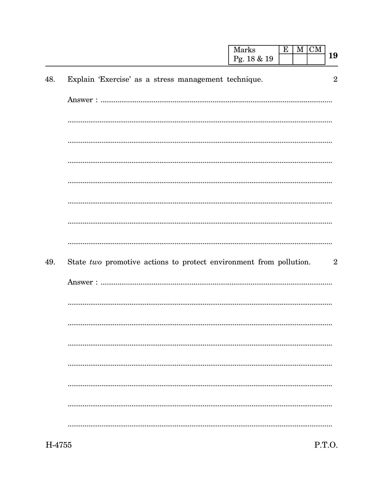 Goa Board Class 12 Psychology (CWSN) (March 2024) Question Paper - Page 19