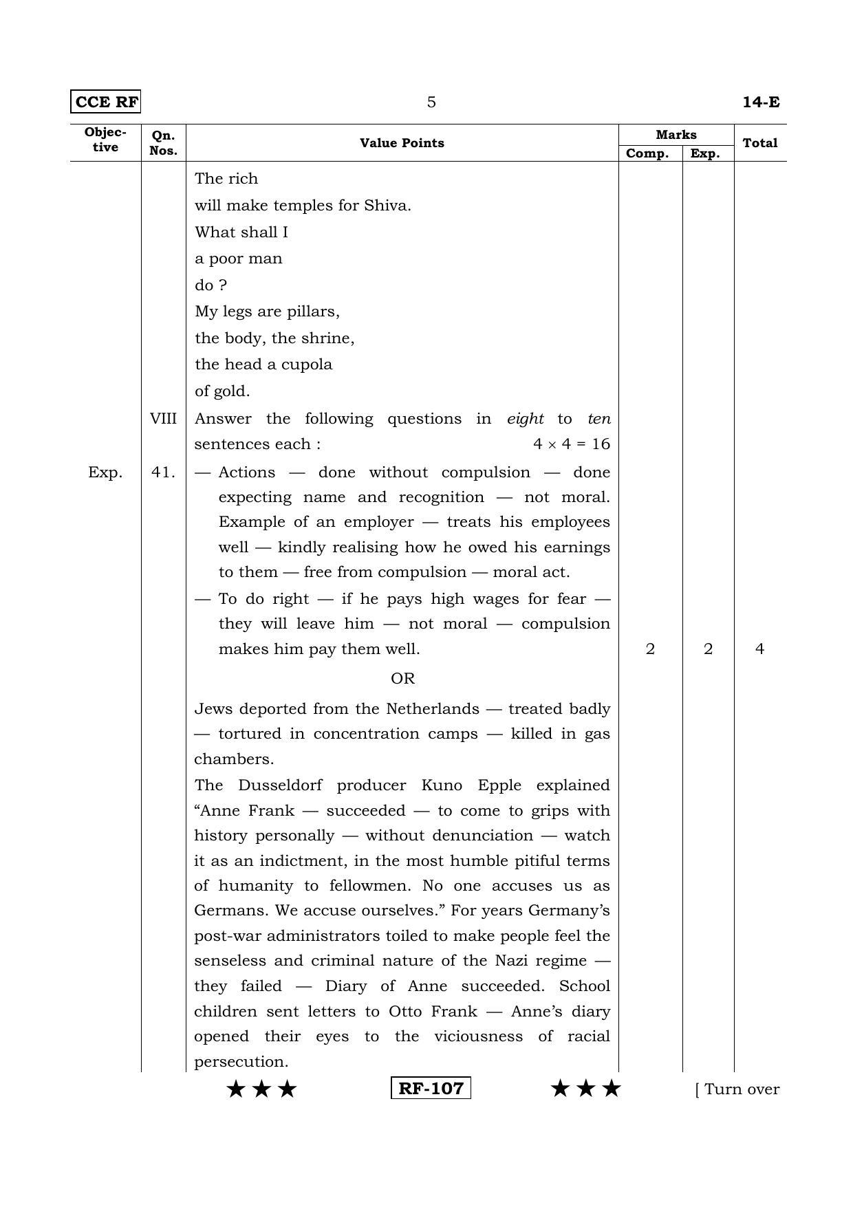 Karnataka SSLC English - First Language - ENGLISH (14-E - RF_2) April 2015 Question Paper - Page 5