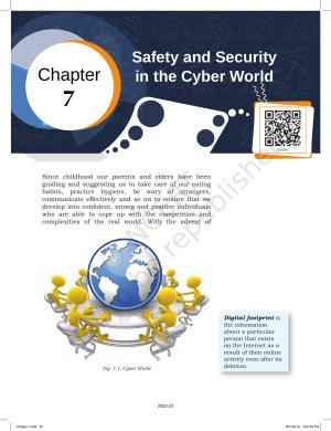 NCERT Book for Class 9 Information and Communication Technology Chapter 7 Safety and Security in the Cyber World