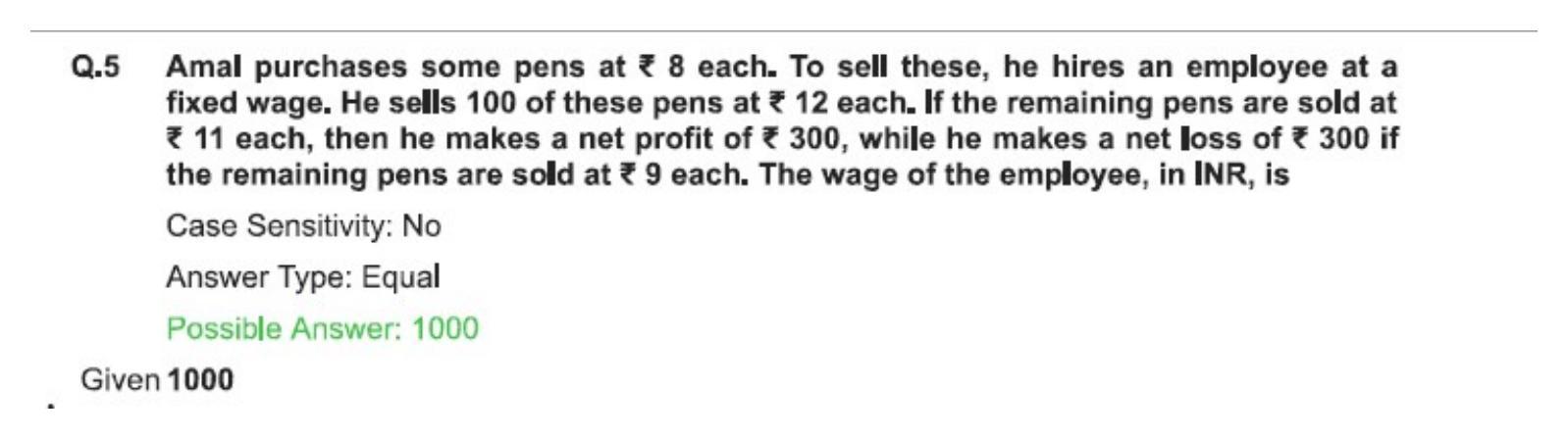 CAT 2022 CAT QA Slot 1 Question Paper - Page 6