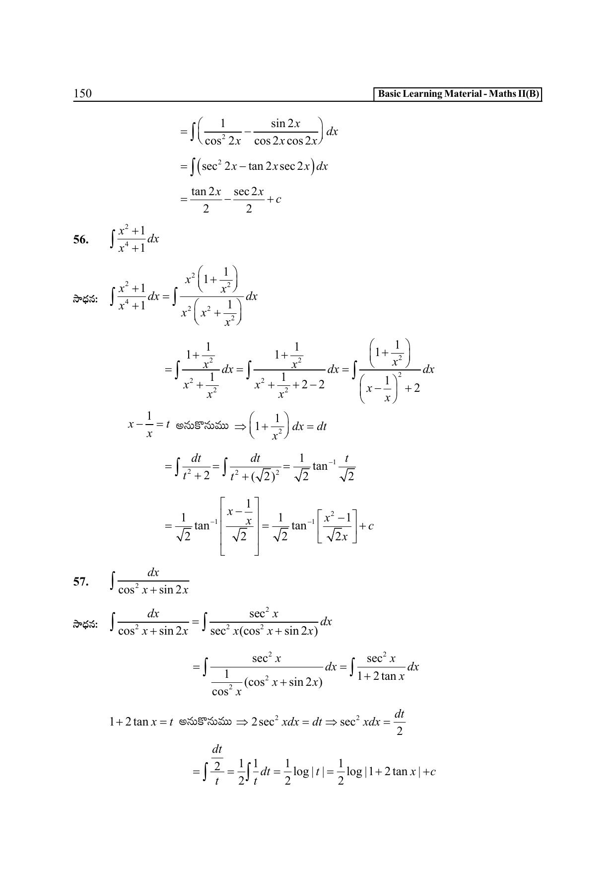 TS SCERT Inter 2nd Year Maths Path 1 (Telugu Medium) Text Book - Page 155