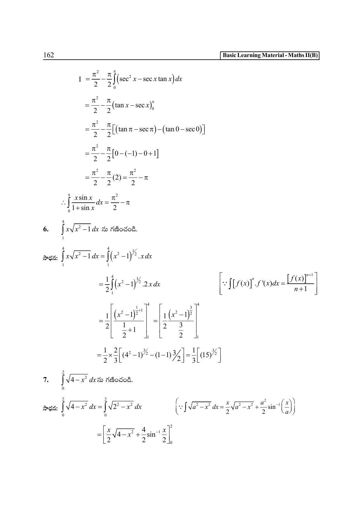TS SCERT Inter 2nd Year Maths Path 1 (Telugu Medium) Text Book - Page 167