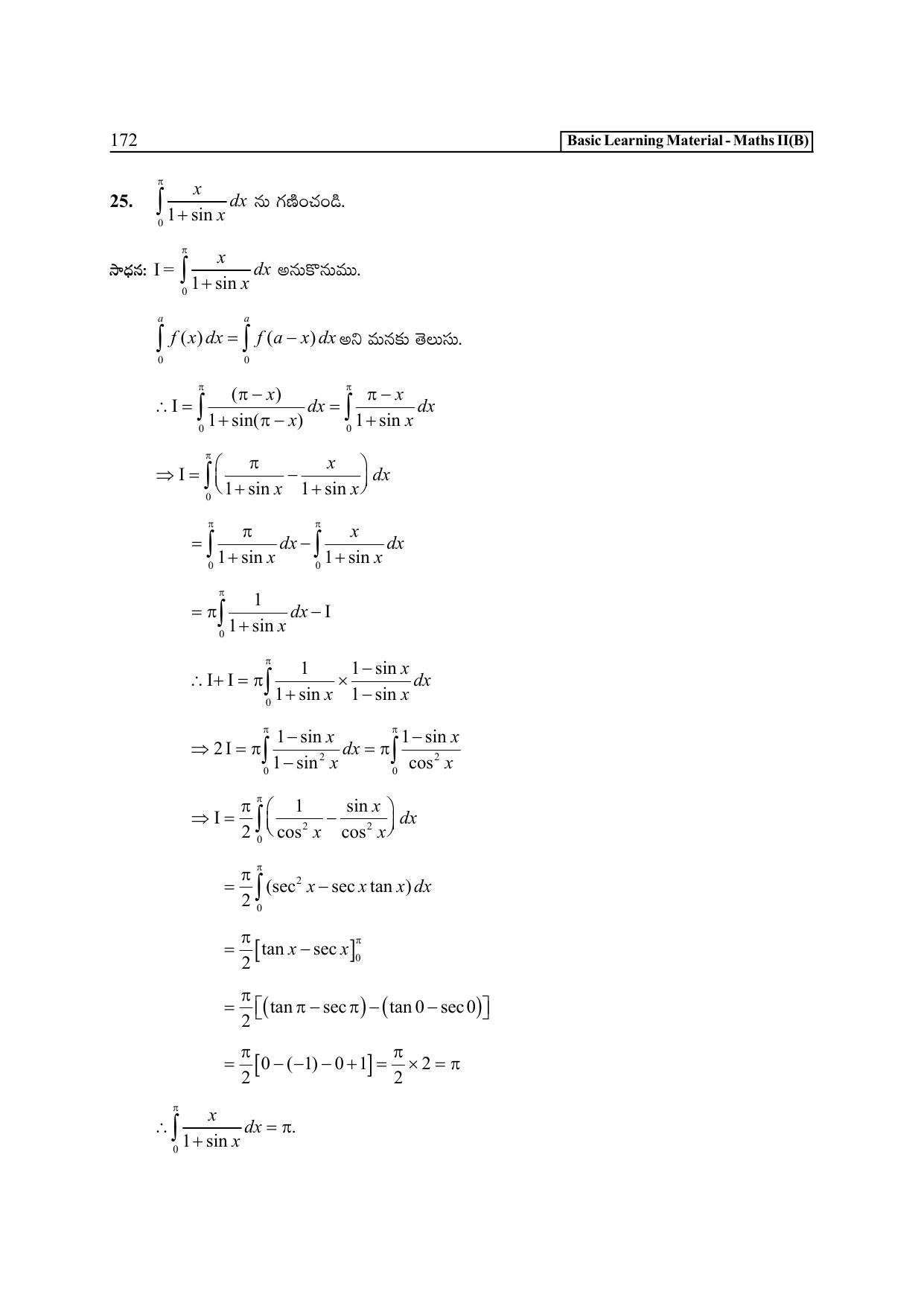 TS SCERT Inter 2nd Year Maths Path 1 (Telugu Medium) Text Book - Page 177