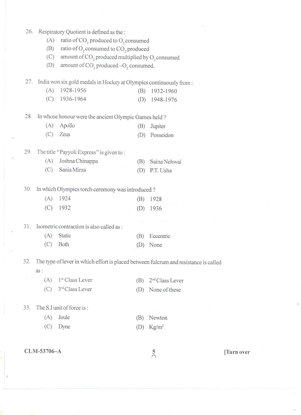 KUET 2023 M.P.Ed Question Paper - Page 40
