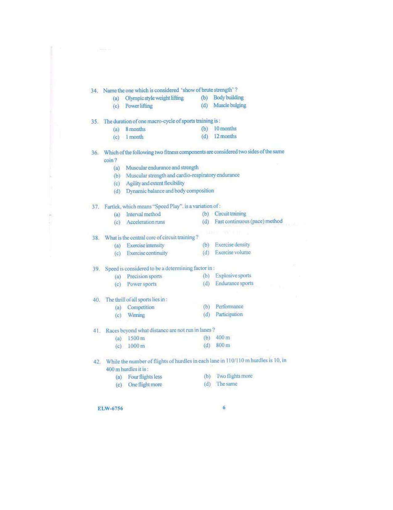 KUET 2023 M.P.Ed Question Paper - Page 65