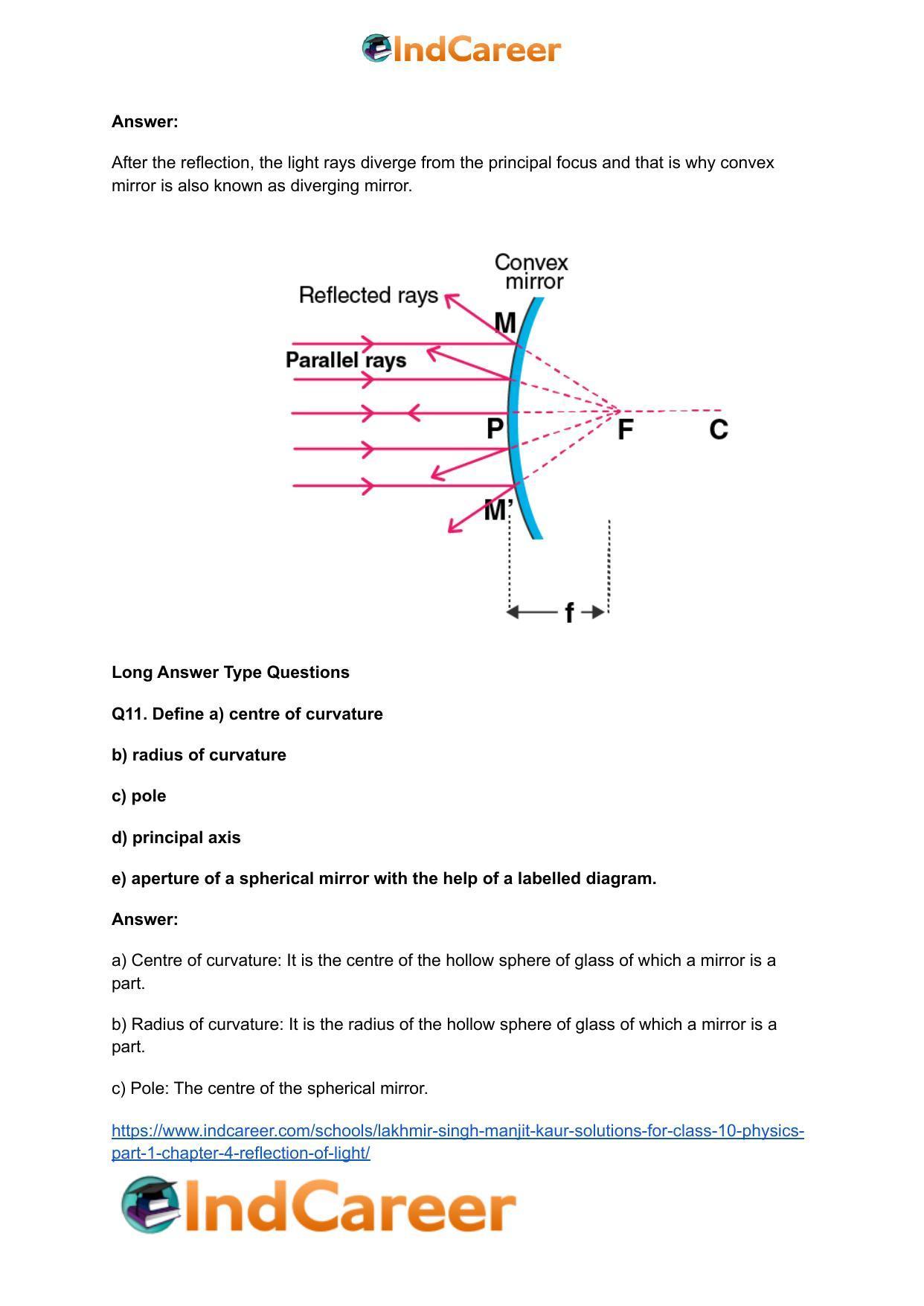 Lakhmir Singh Manjit Kaur Solutions for Class 10 Physics (Part 1) Chapter 4- Reflection of Light - Page 20