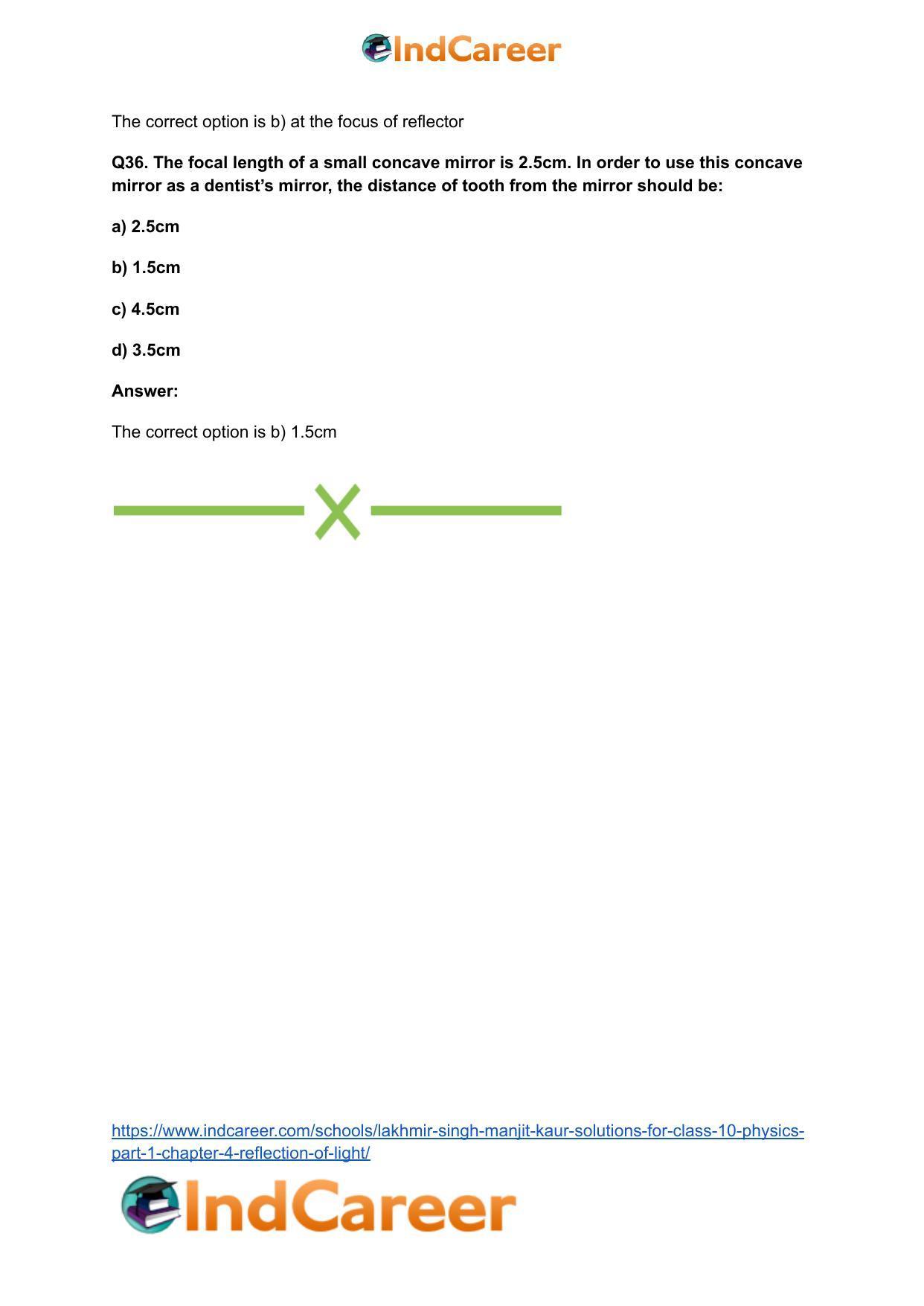 Lakhmir Singh Manjit Kaur Solutions for Class 10 Physics (Part 1) Chapter 4- Reflection of Light - Page 40