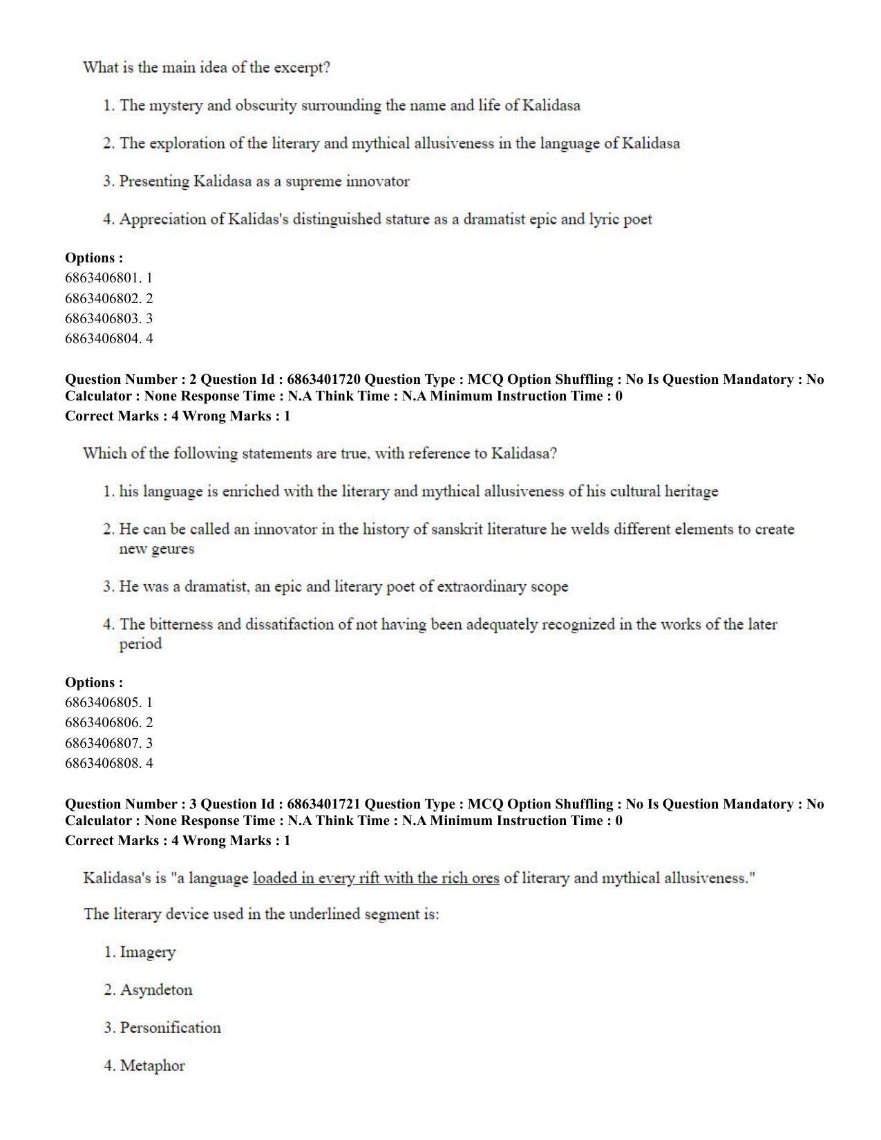 CUET PG 2023: COQP08 – Commerce (Eng.) - Shift 2 (5-06-2023) Question Paper - Page 6