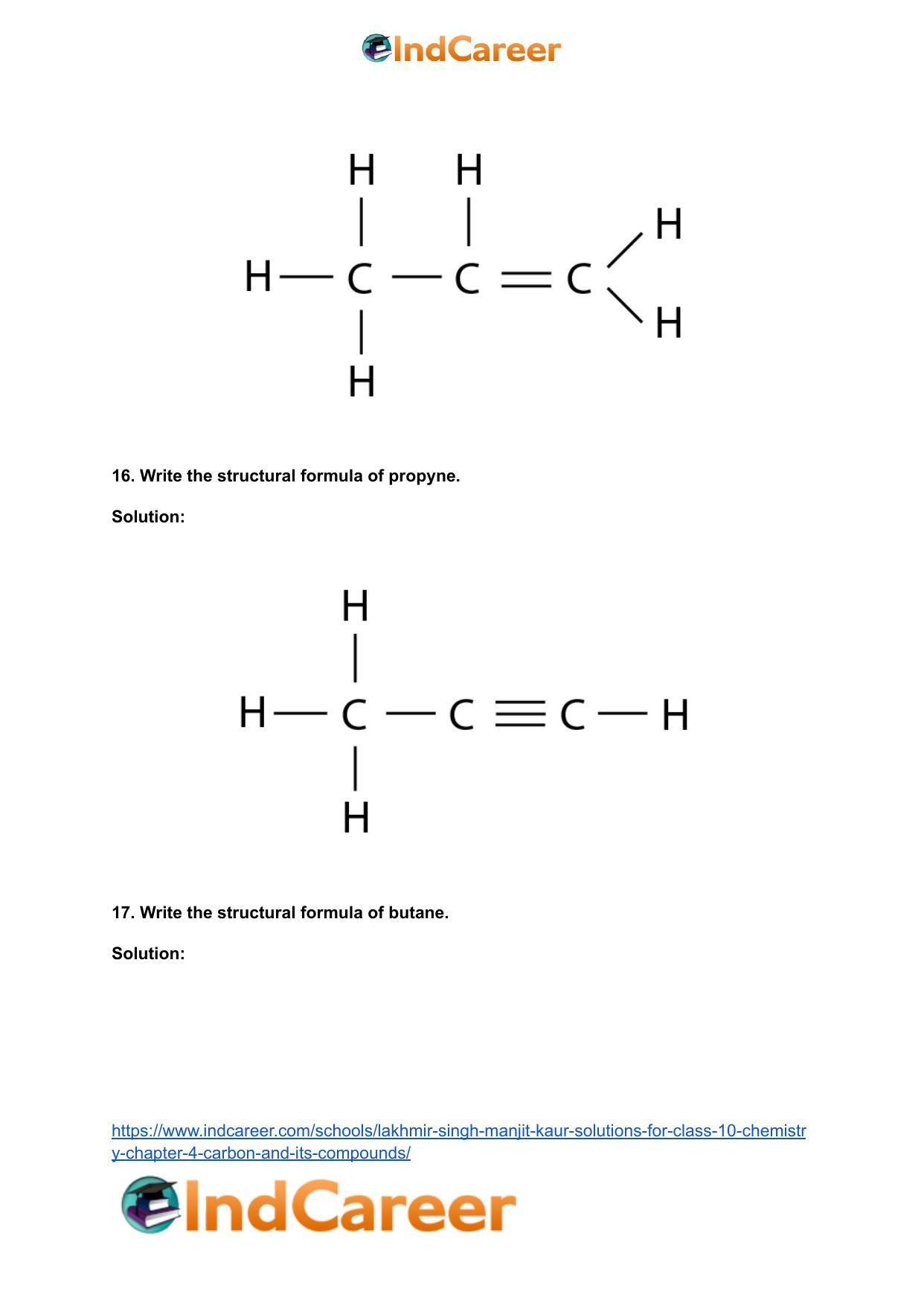 Lakhmir Singh Manjit Kaur  Solutions for Class 10 Chemistry: Chapter 4- Carbon And Its Compounds - Page 6