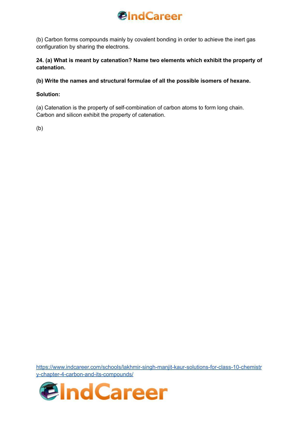 Lakhmir Singh Manjit Kaur  Solutions for Class 10 Chemistry: Chapter 4- Carbon And Its Compounds - Page 10