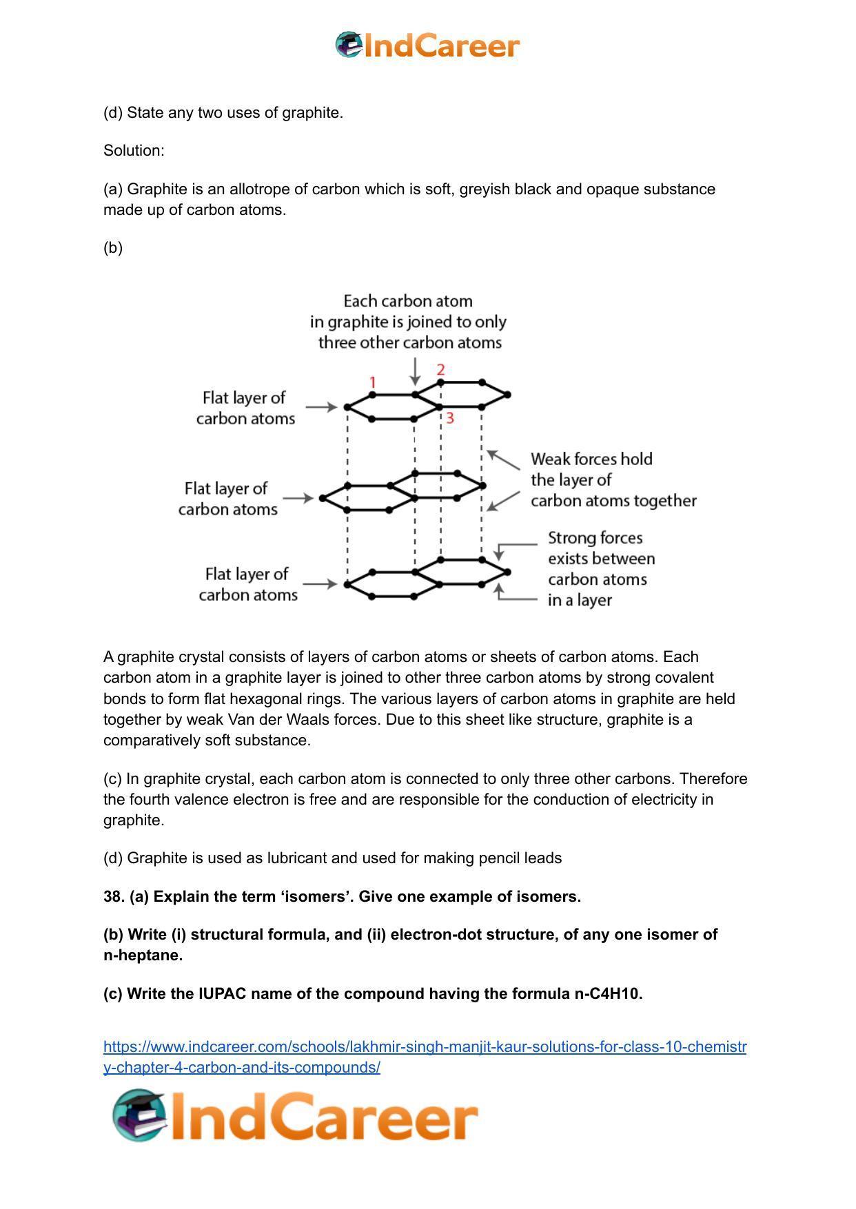 Lakhmir Singh Manjit Kaur  Solutions for Class 10 Chemistry: Chapter 4- Carbon And Its Compounds - Page 19