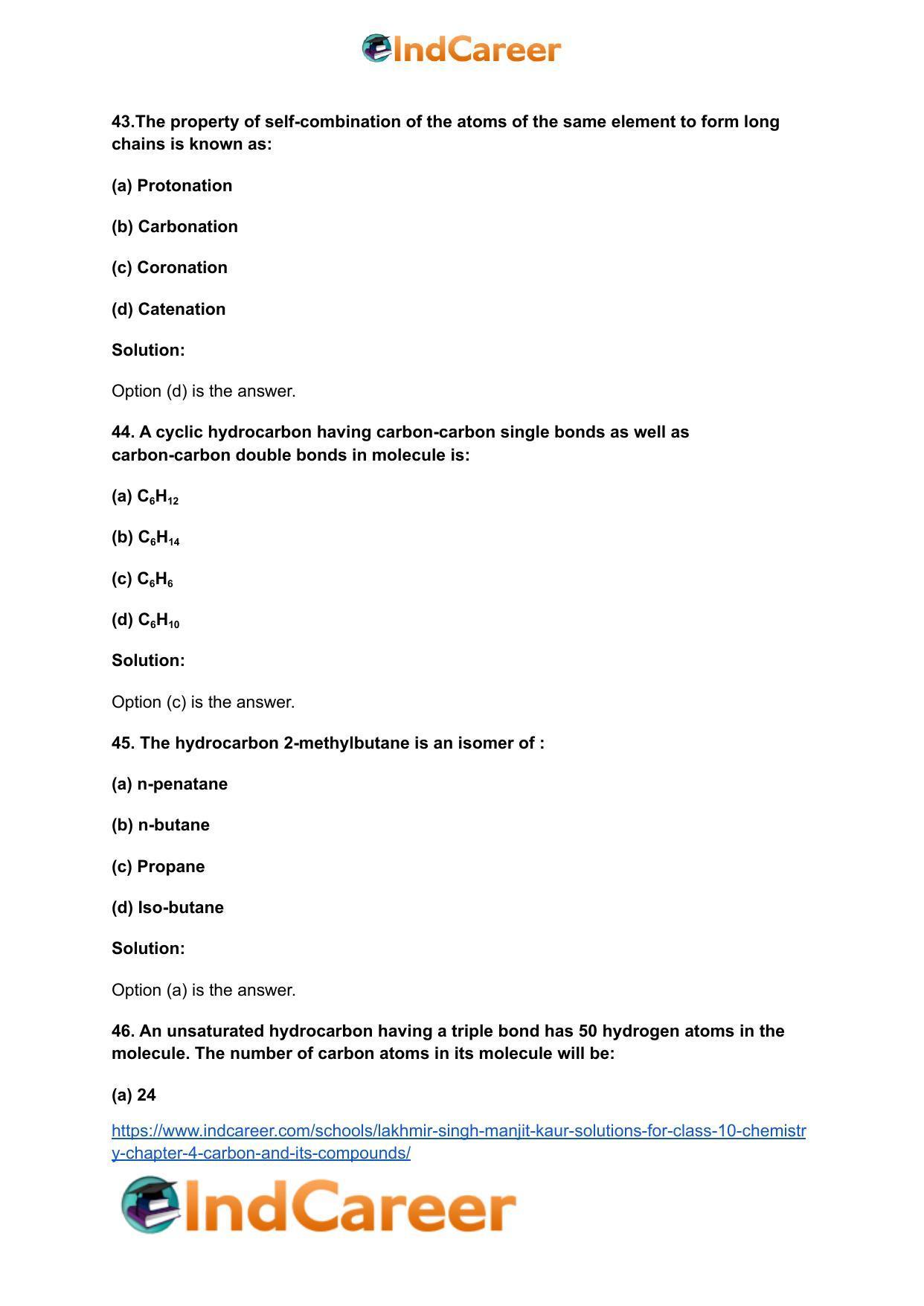 Lakhmir Singh Manjit Kaur  Solutions for Class 10 Chemistry: Chapter 4- Carbon And Its Compounds - Page 23