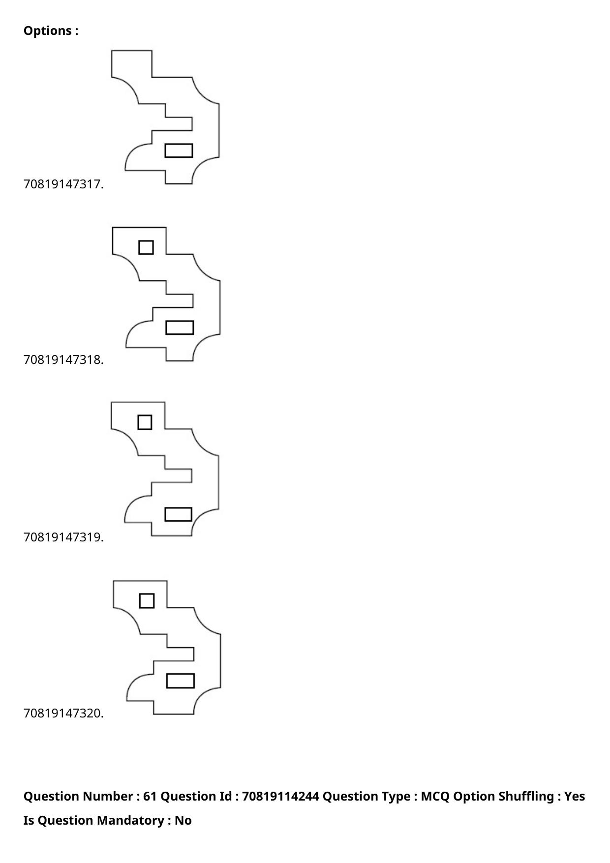 JEE Mains 2021: B.Arch Punjabi (Shift 2) 23-02-2021 Question Paper - Page 72