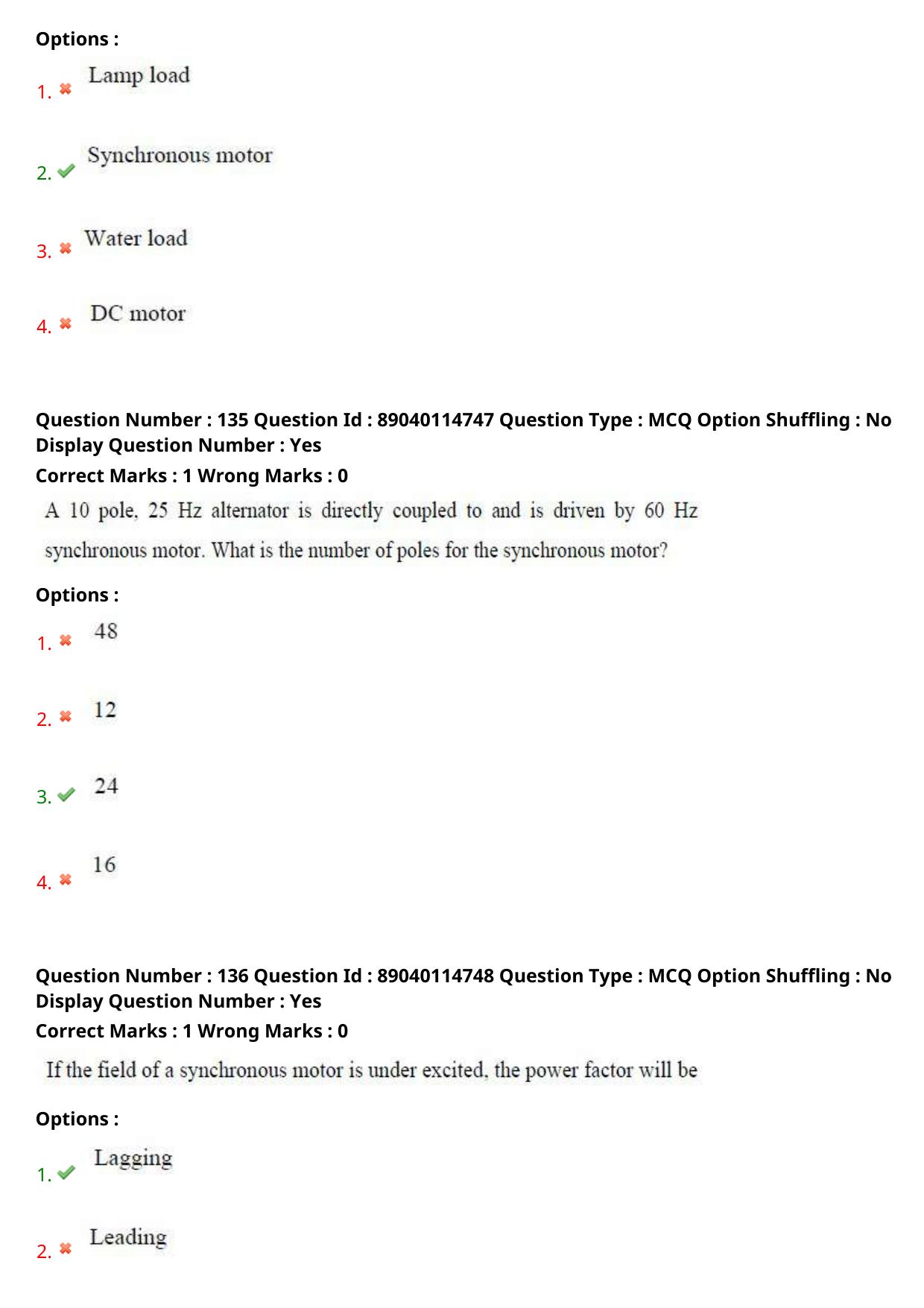 AP ECET 2025 Electrical And Electronics Engineering 06th May 2025 (Shift 1) Question Paper wth Key - Page 63