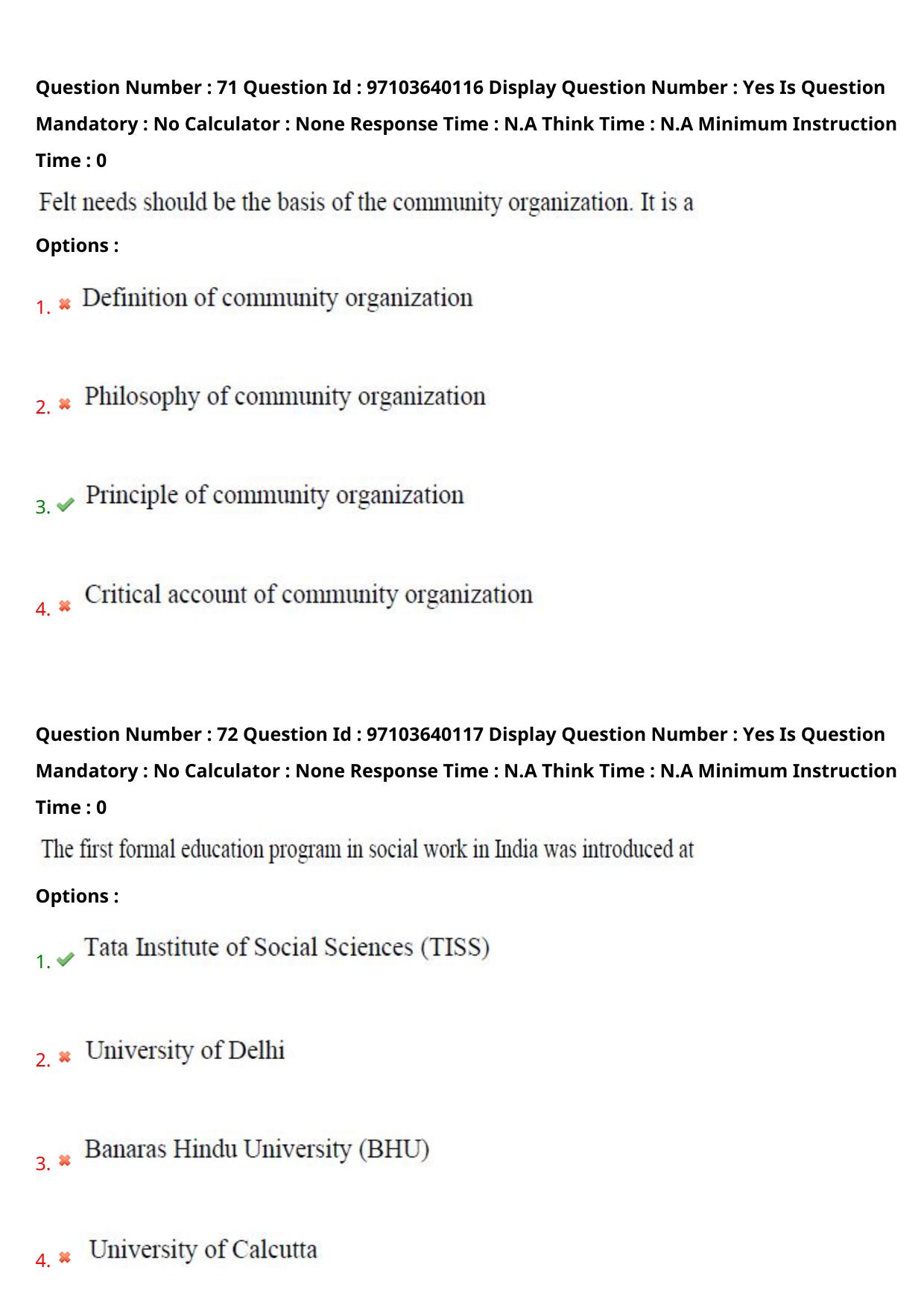 AP RCET 2024 Social Work (05-05-2024 (Sunday) Session-I) - Page 44
