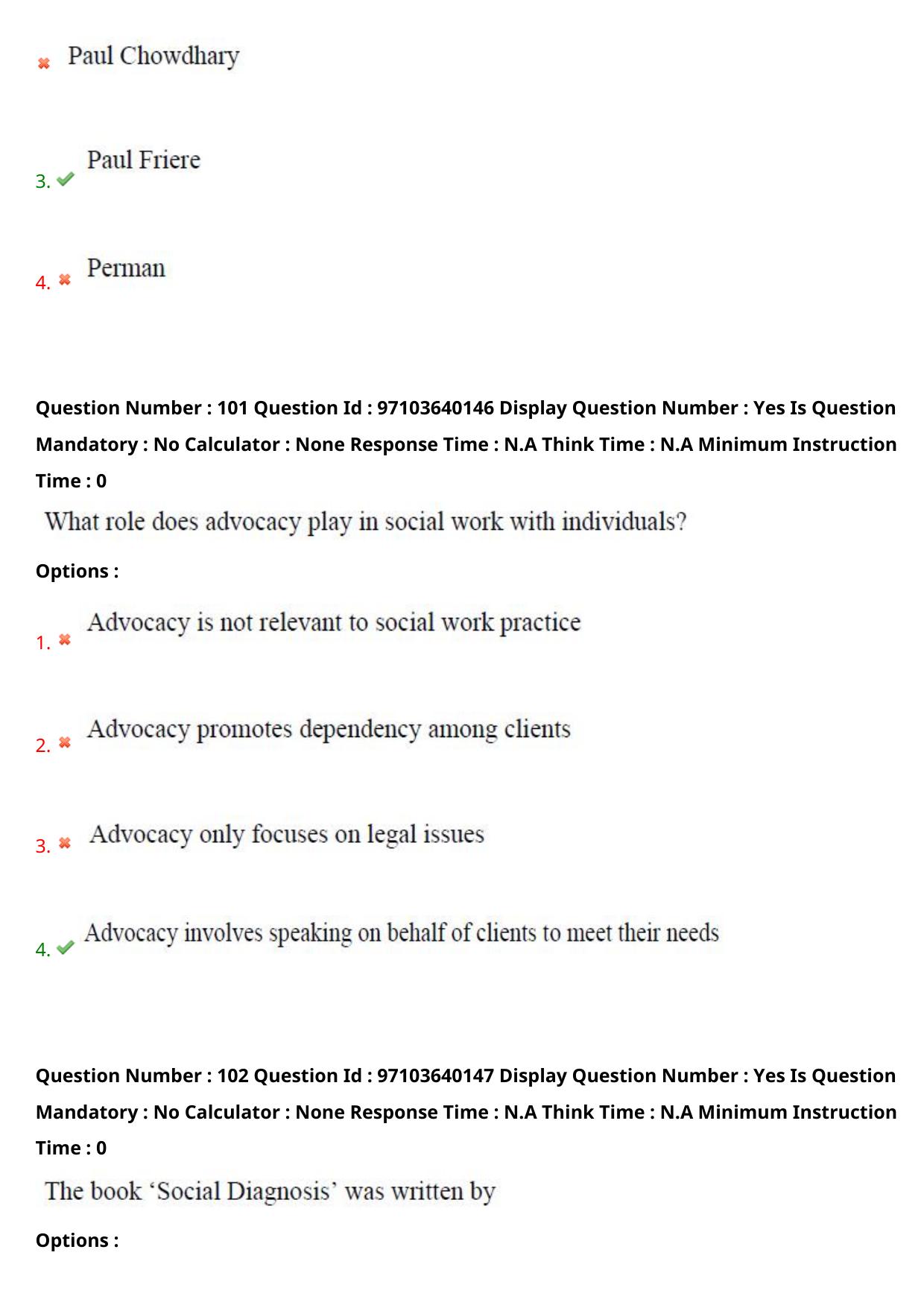 AP RCET 2024 Social Work (05-05-2024 (Sunday) Session-I) - Page 60