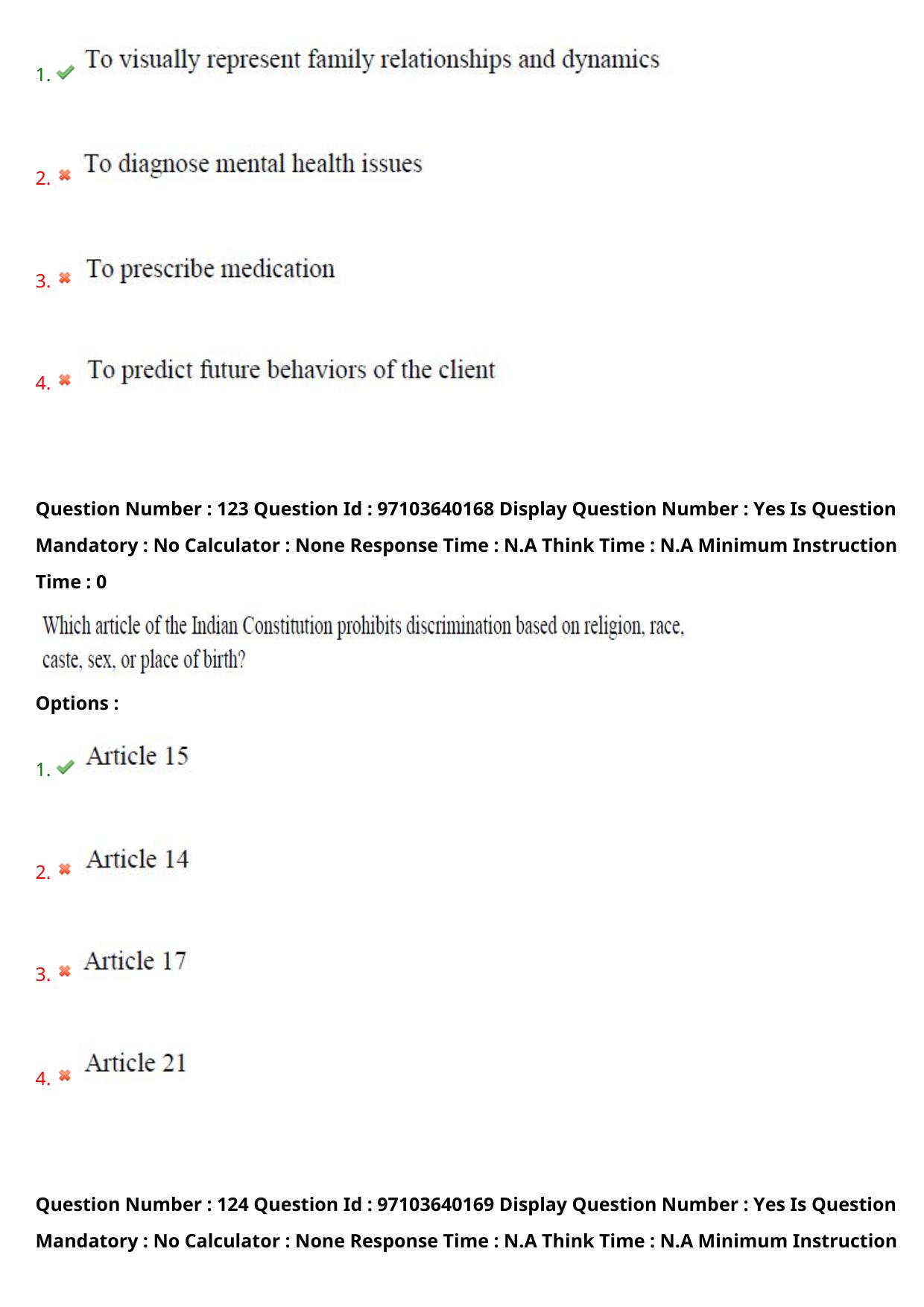 AP RCET 2024 Social Work (05-05-2024 (Sunday) Session-I) - Page 72