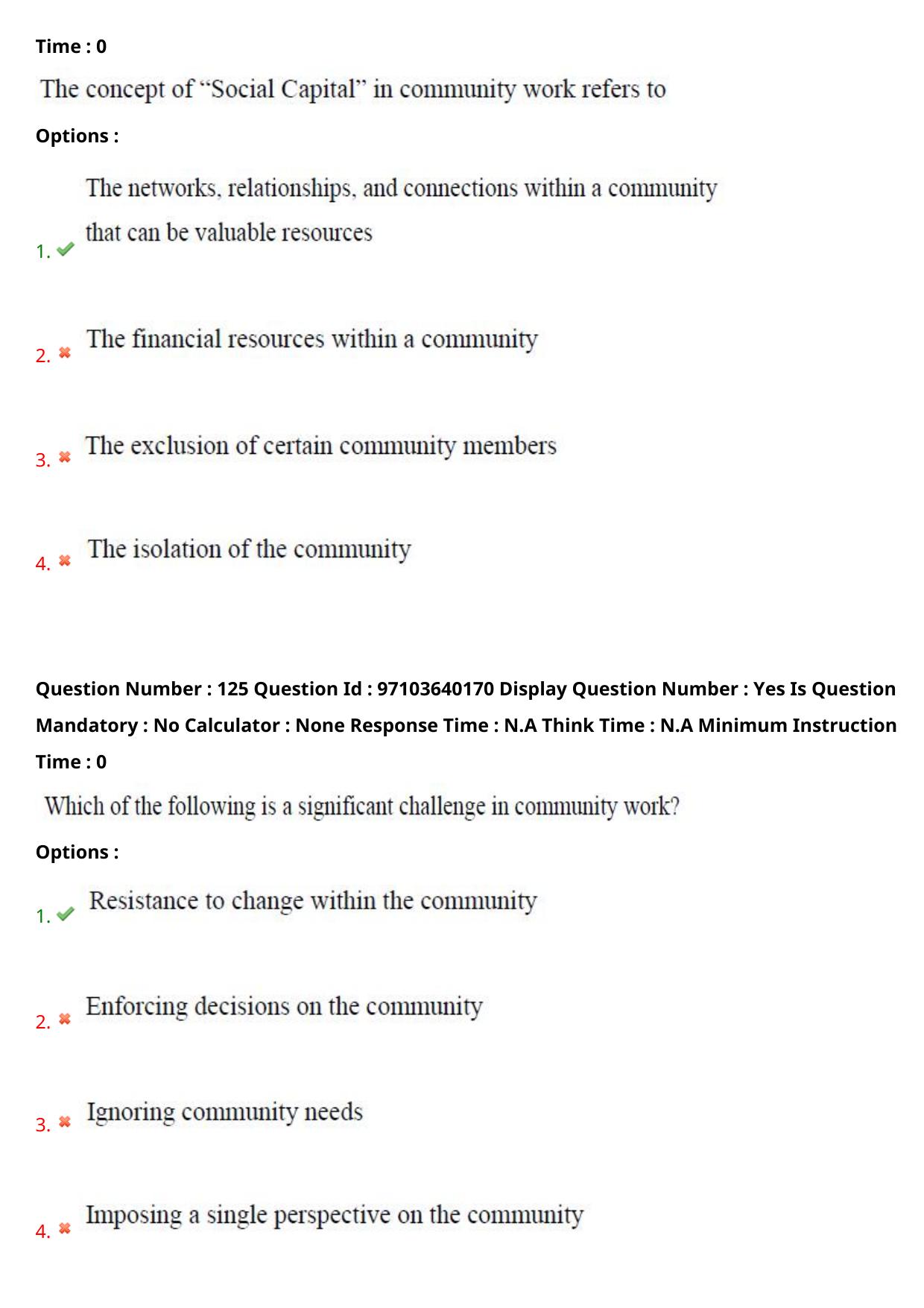 AP RCET 2024 Social Work (05-05-2024 (Sunday) Session-I) - Page 73