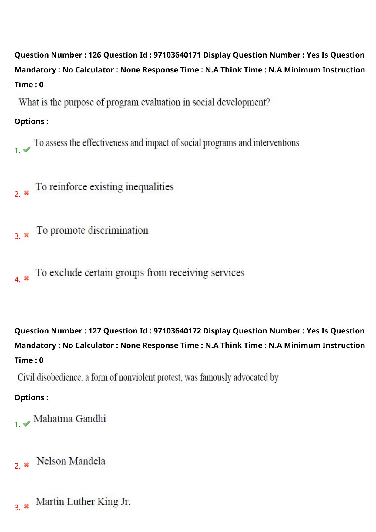 AP RCET 2024 Social Work (05-05-2024 (Sunday) Session-I) - Page 74