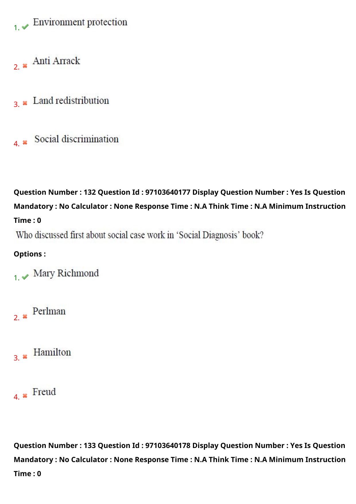AP RCET 2024 Social Work (05-05-2024 (Sunday) Session-I) - Page 77