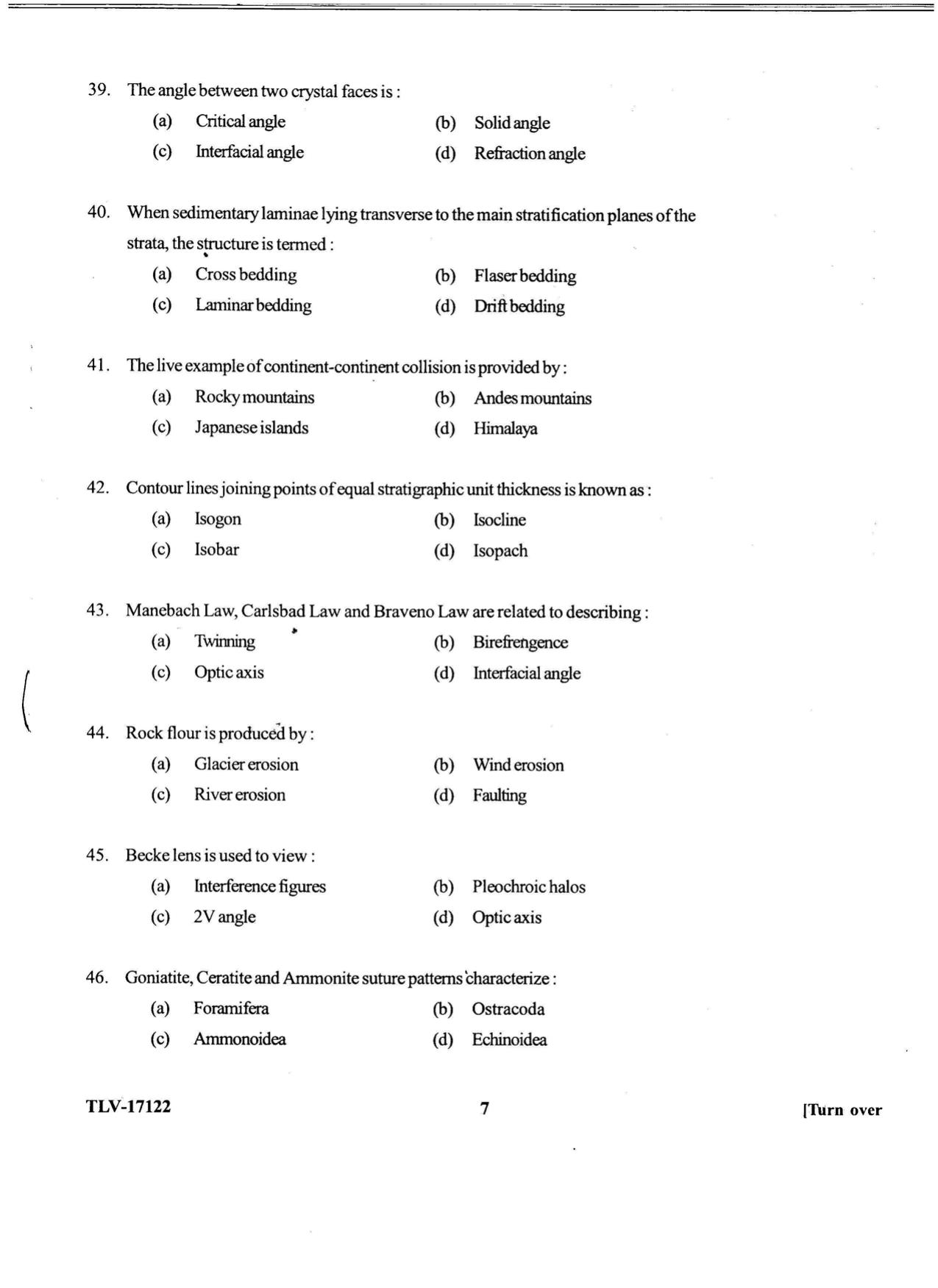 KUET 2023 M.Sc. Geology Question Paper - Page 79