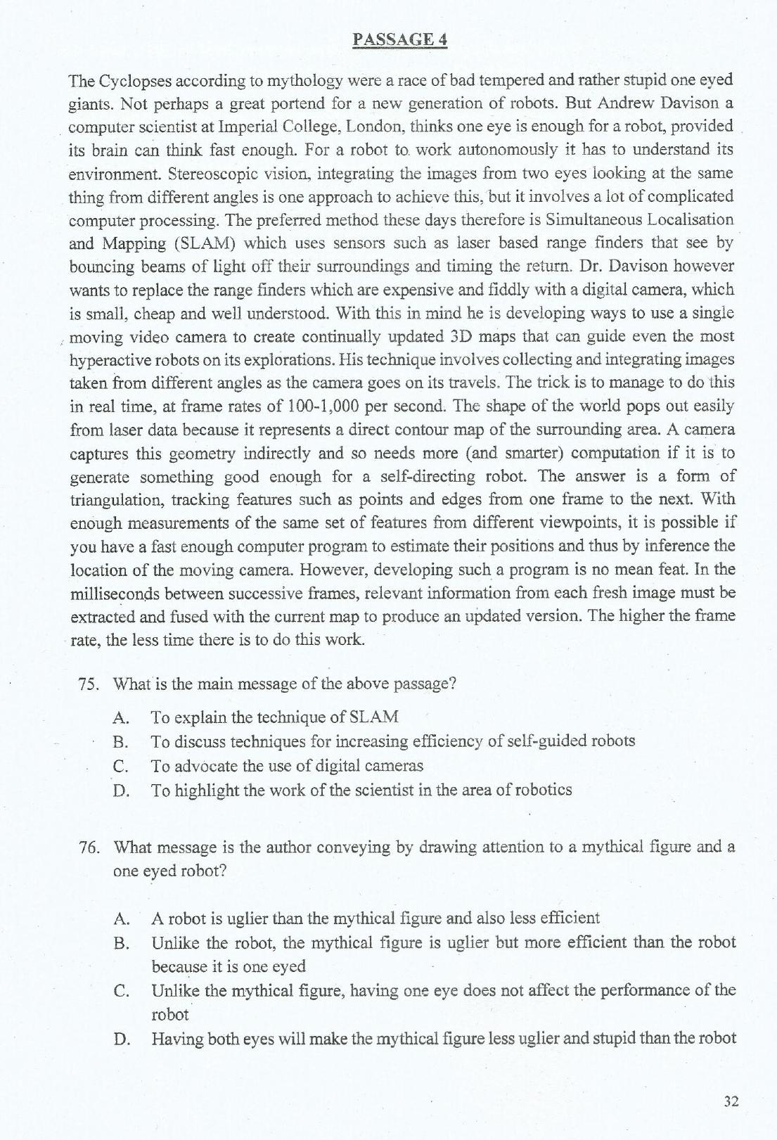IIFT 2017 Question Paper - Page 32