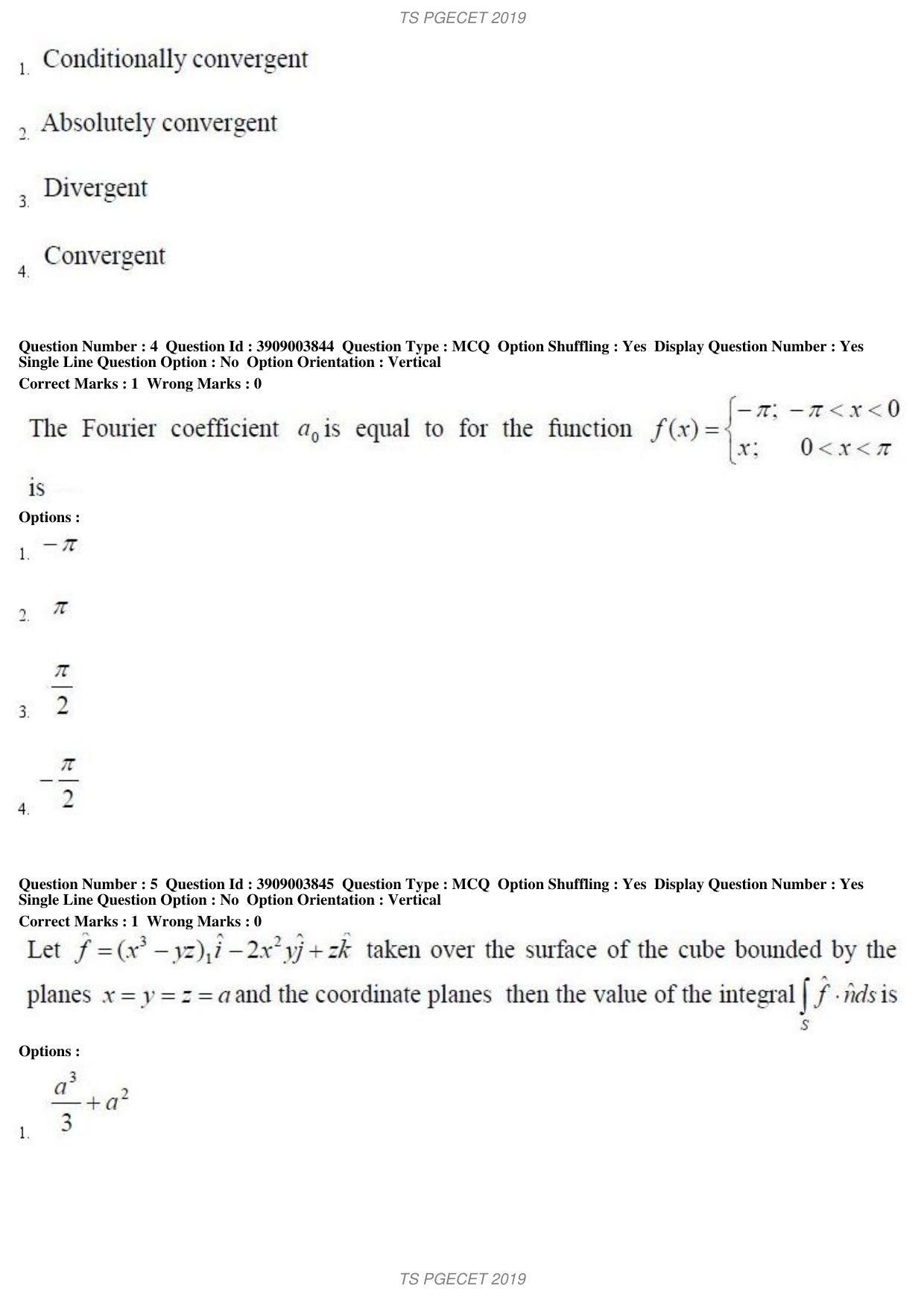 TS PGECET 2019: Mining Engineering Question Papers - Page 3