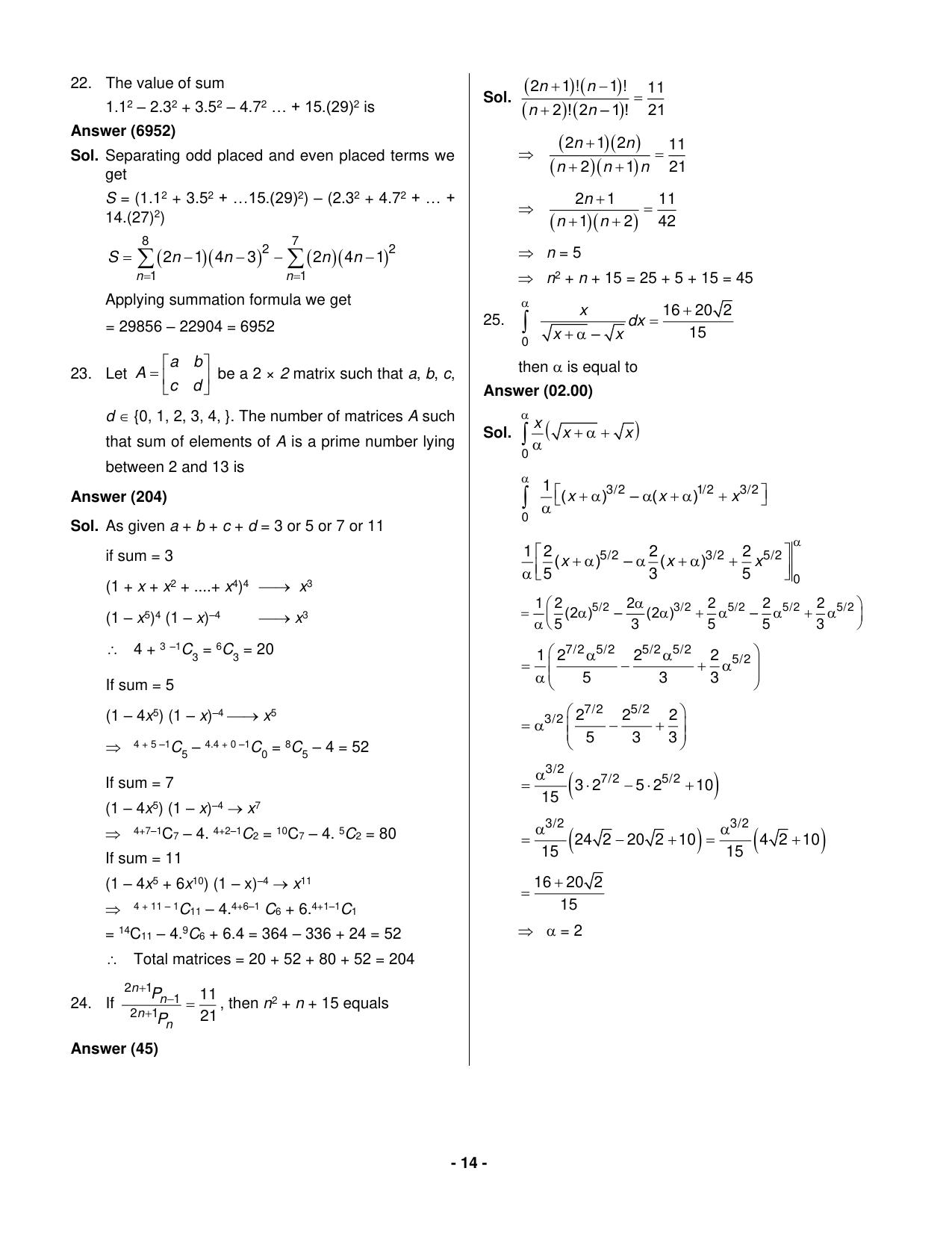 JEE Mains 2023: 31st January 2023 Shift-2 (Evening) Question Paper With Solution (January, Session-1) - Page 13