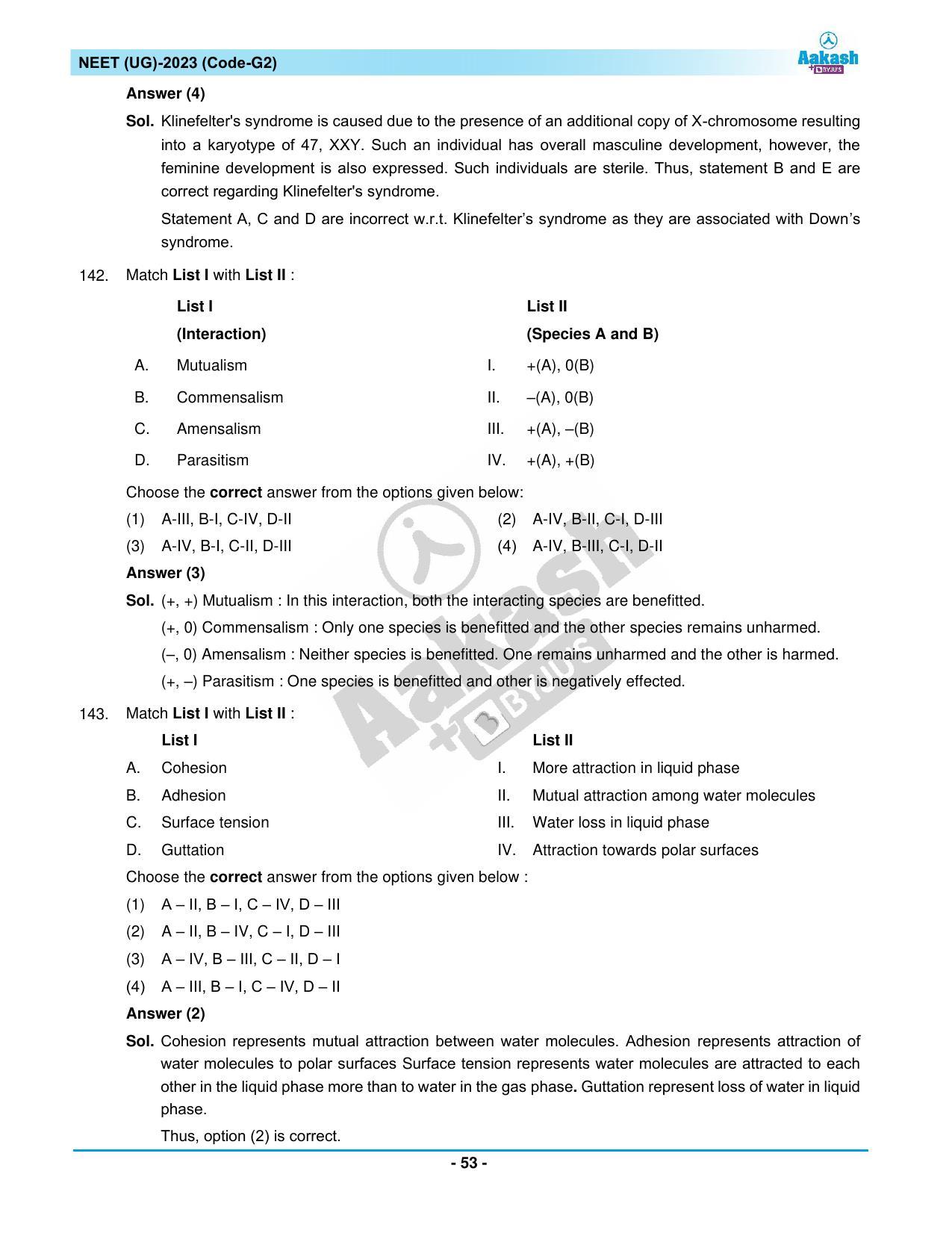 NEET 2023 Question Paper G2 - Page 53