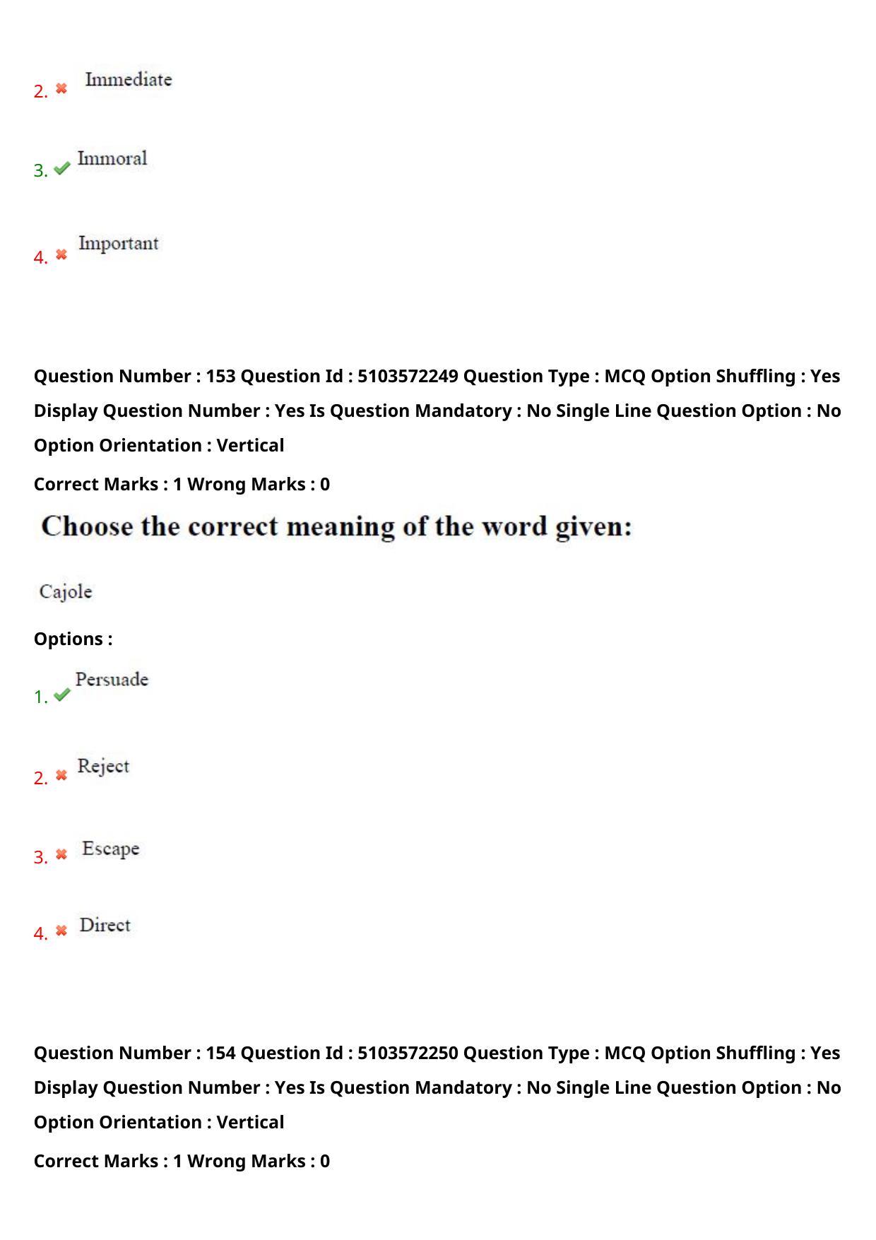 AP ICET 2020 - Shift 4 Question Paper With Preliminary Keys - Page 107