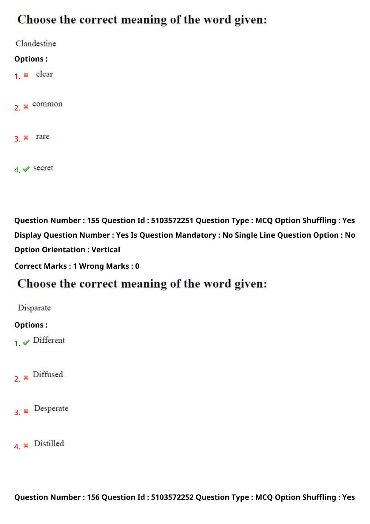 AP ICET 2020 - Shift 4 Question Paper With Preliminary Keys - Page 108