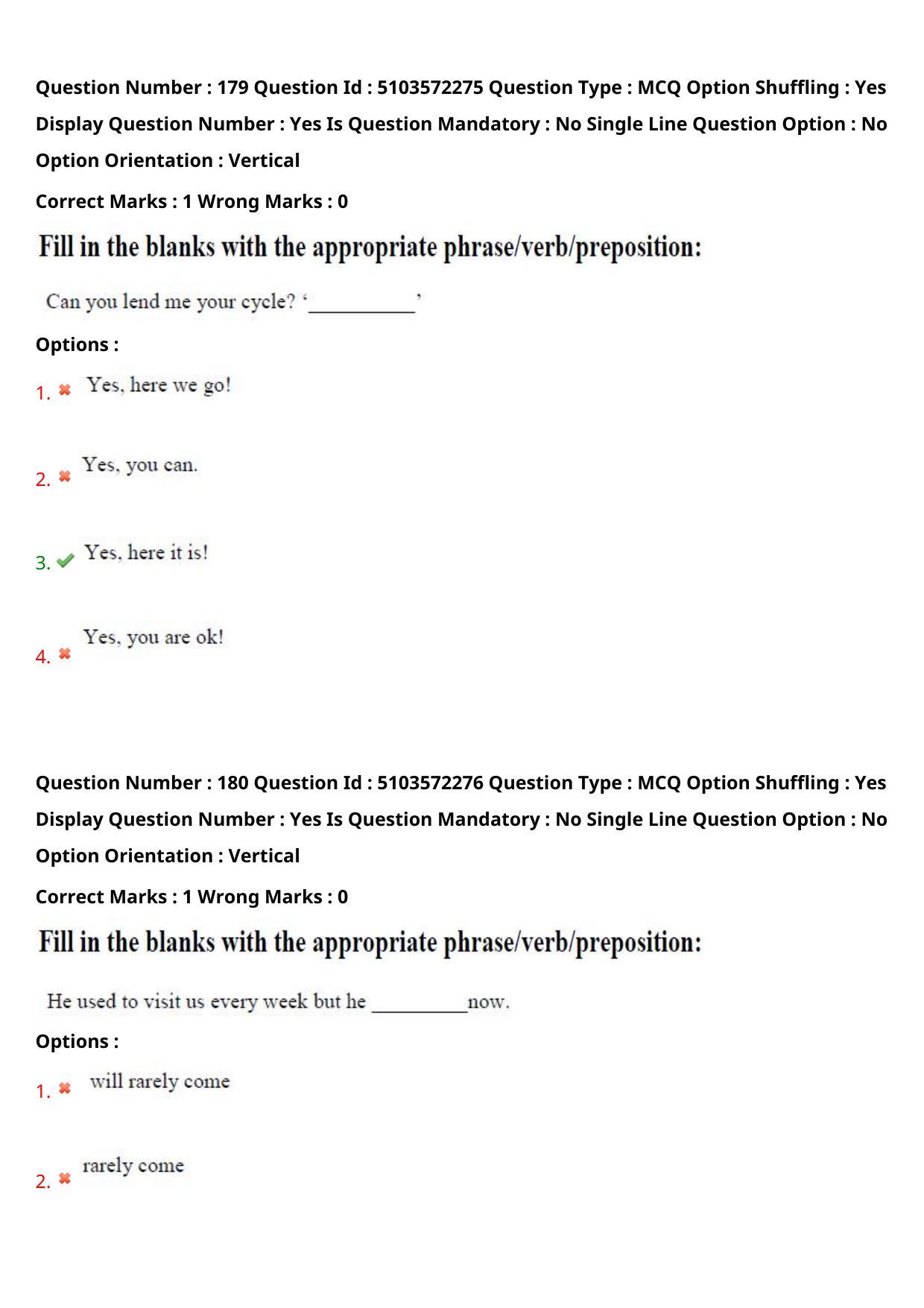 AP ICET 2020 - Shift 4 Question Paper With Preliminary Keys - Page 122