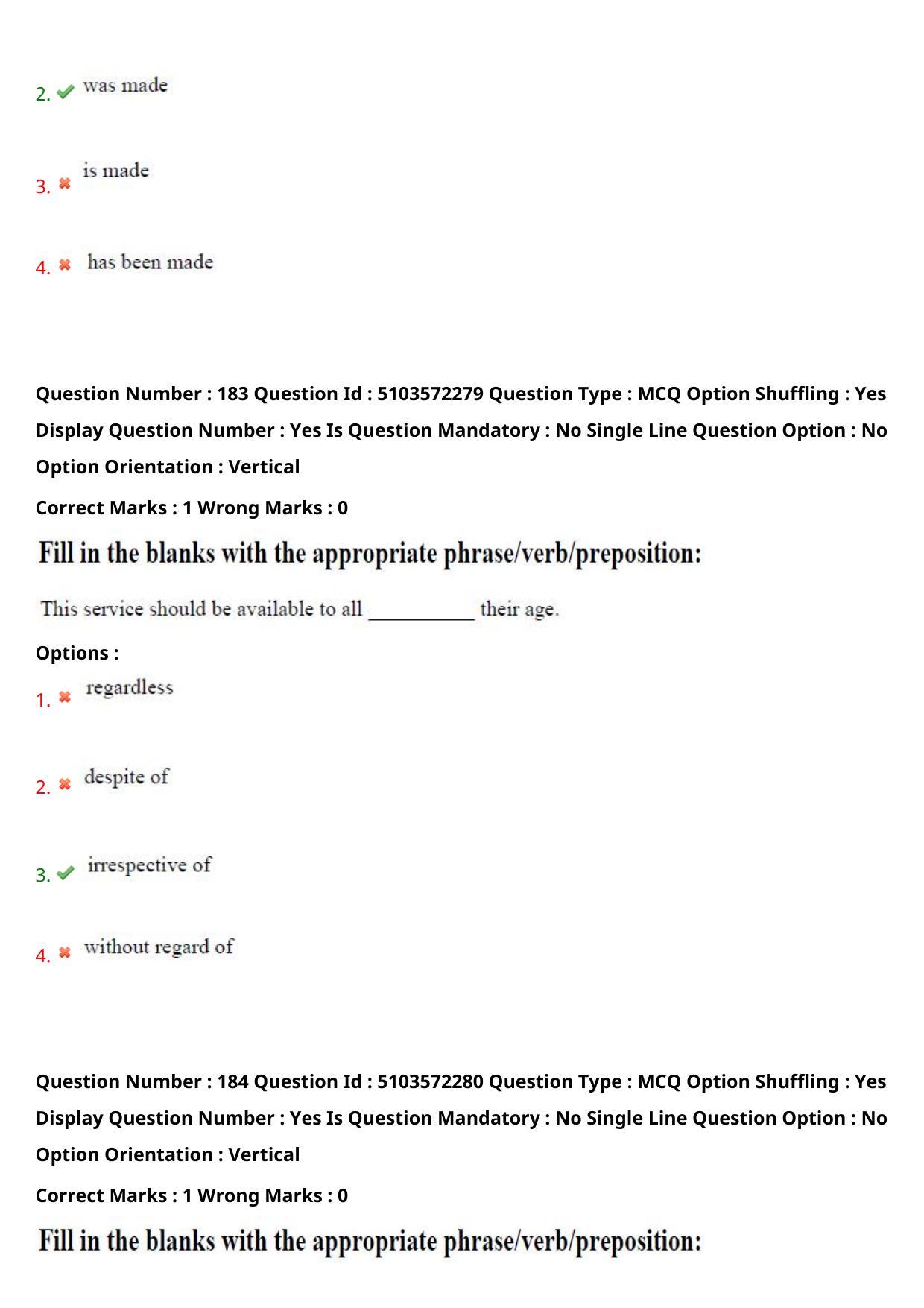 AP ICET 2020 - Shift 4 Question Paper With Preliminary Keys - Page 124
