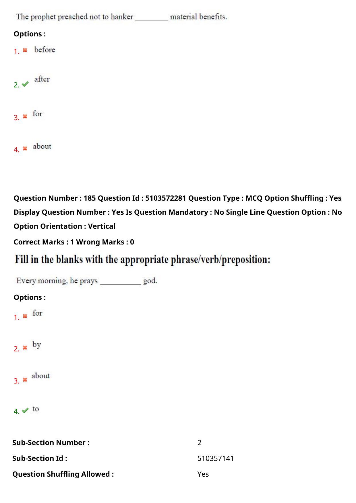 AP ICET 2020 - Shift 4 Question Paper With Preliminary Keys - Page 125