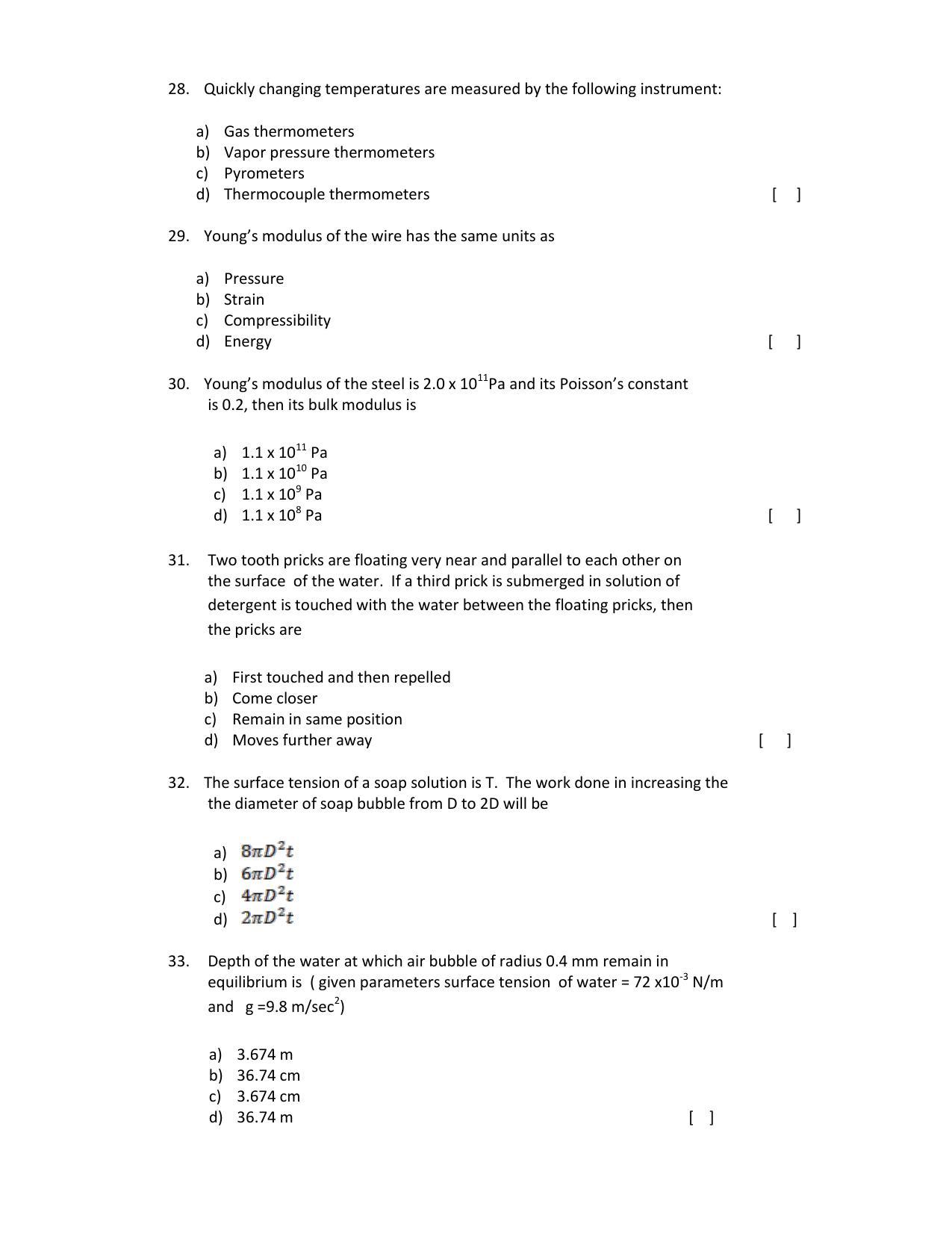 OJEE 2015 PC Question Paper - Page 5
